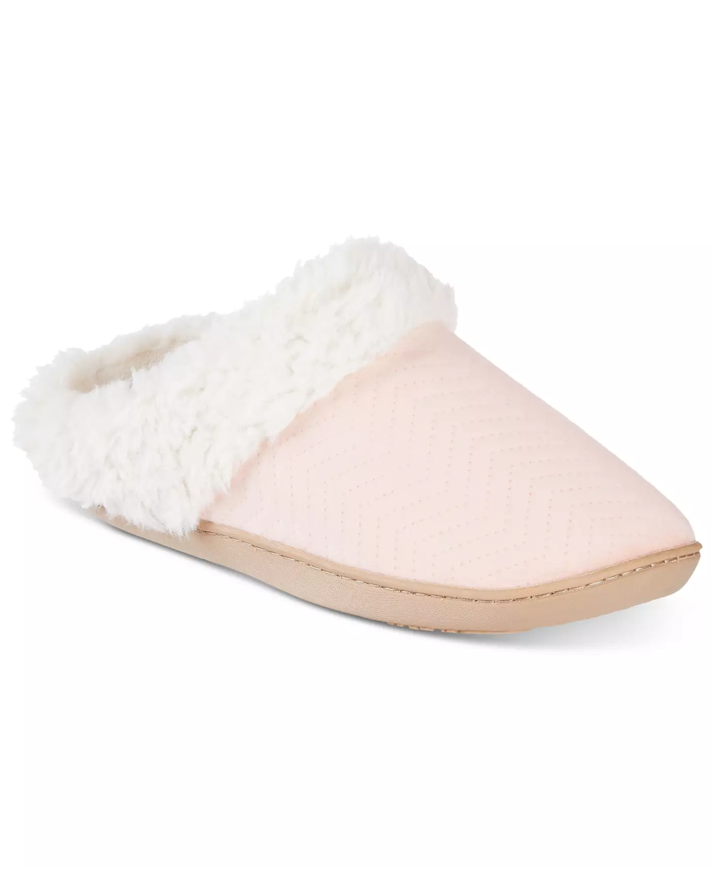 Isotoner Signature женские стеганые велюровые тапочки Louise