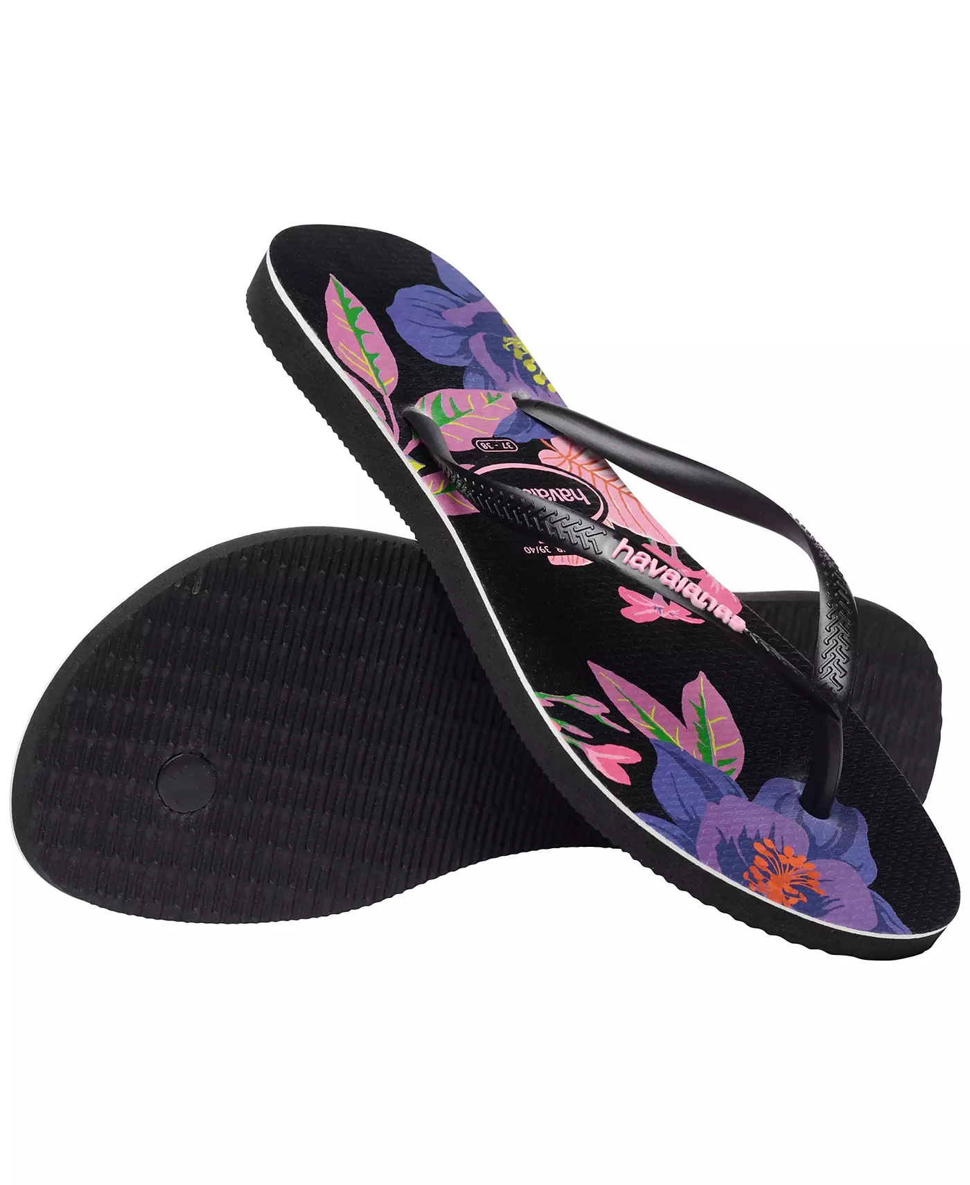 Женские узкие сандалии Havaianas с цветочным принтом