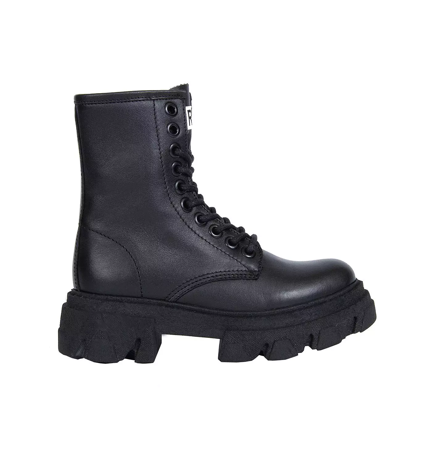 URBNKICKS Черные кожаные армейские ботинки от URBNKICKS