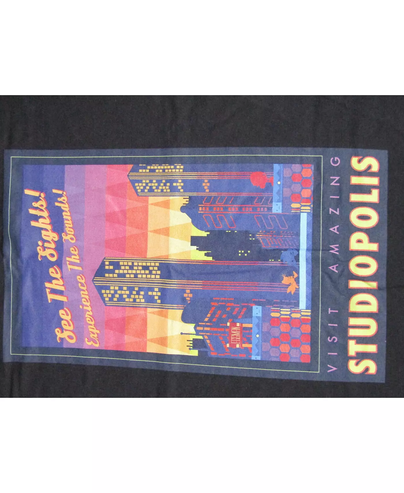 Мужская Sonic The Hedgehog Sonic Mania Game Studio Polis Плакат Черный Графический