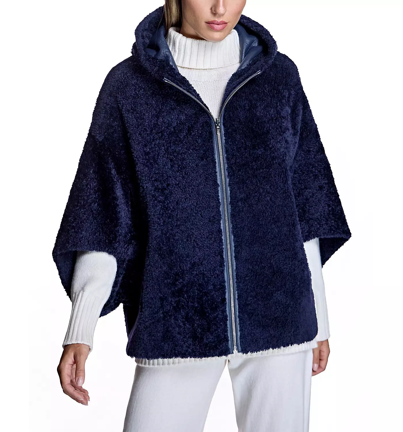 Женская накидка из овчины Julia & Stella By Maximilian