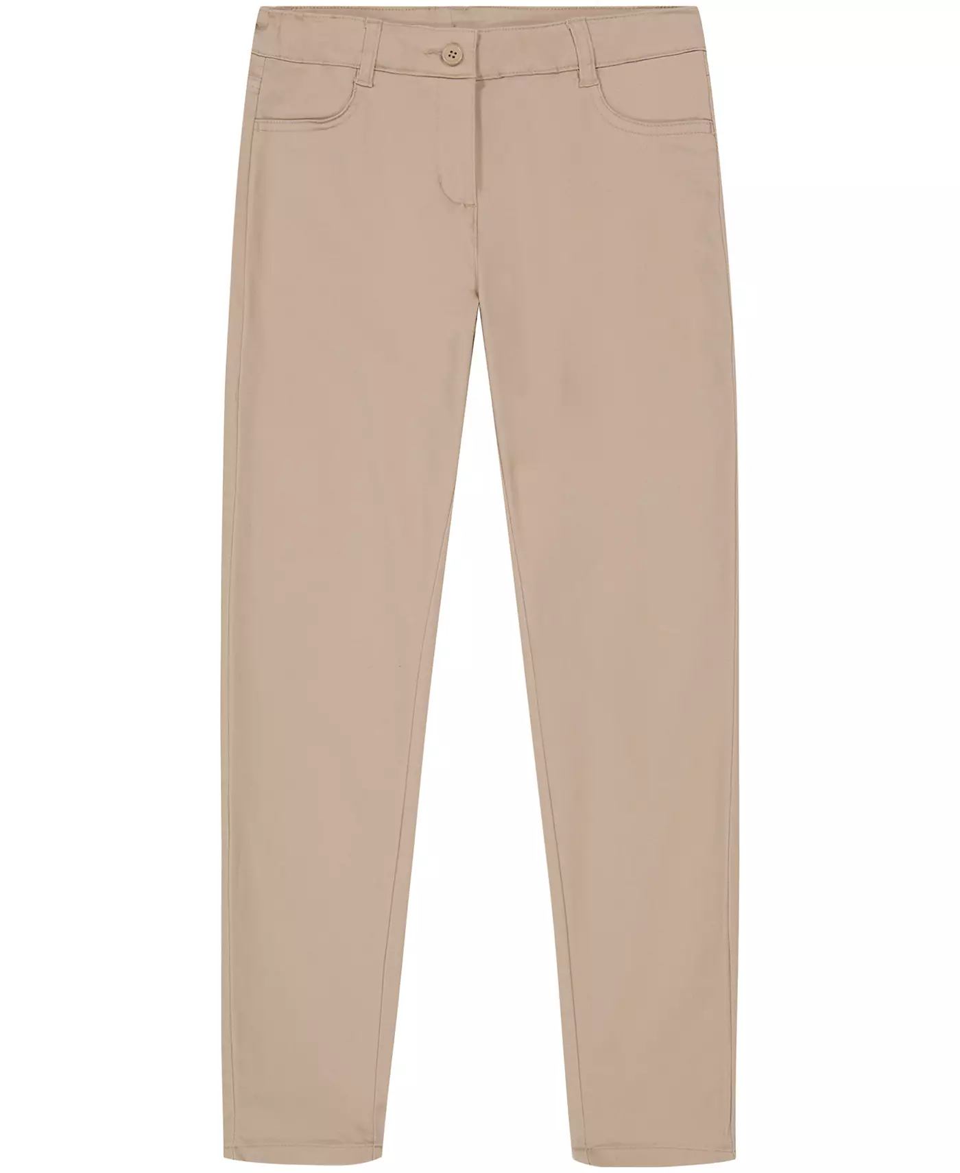 Nautica узкие брюки для маленьких девочек с пятью карманами из эластичного сатина