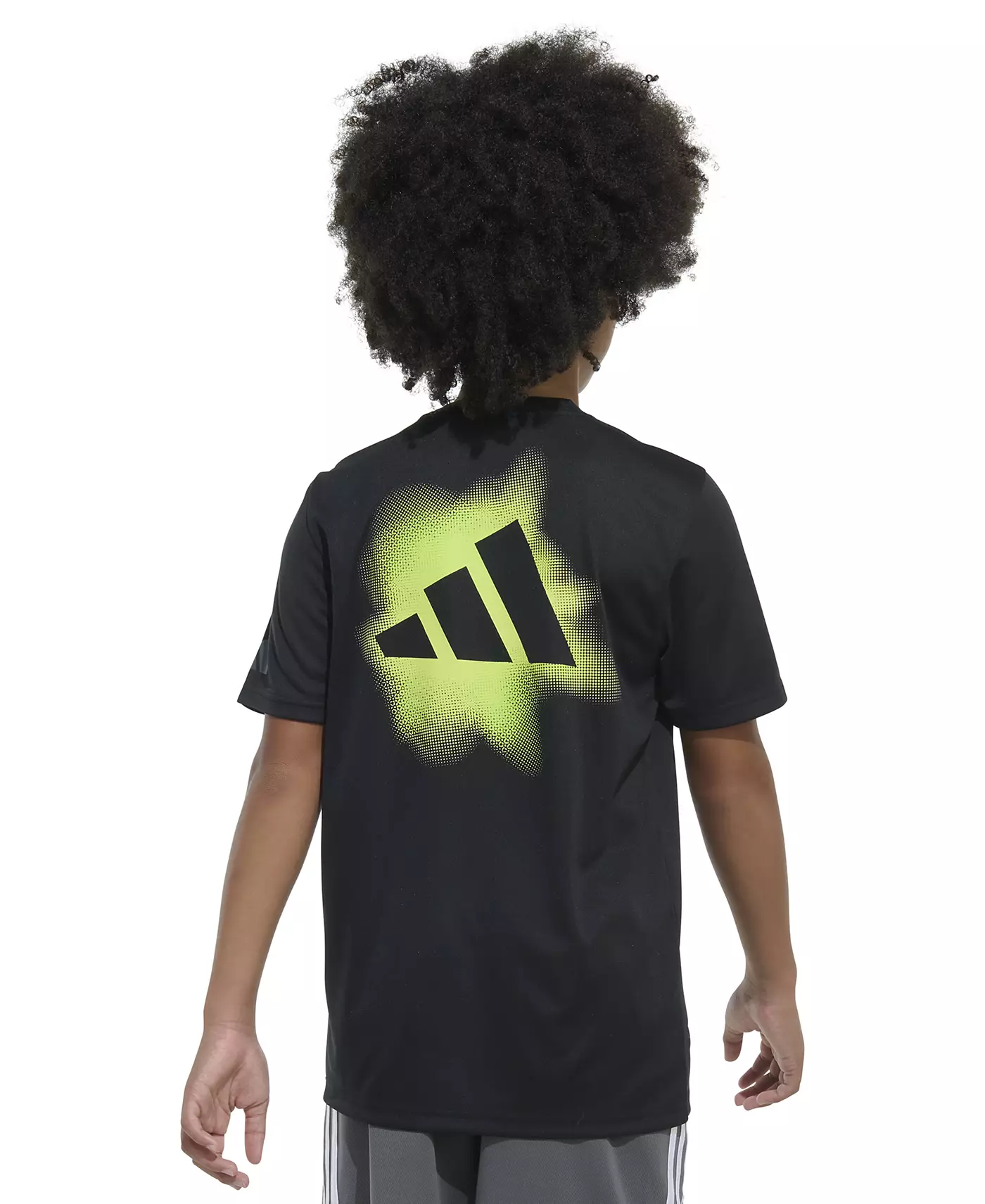 Футболка с короткими рукавами и графическим логотипом adidas Big Boys