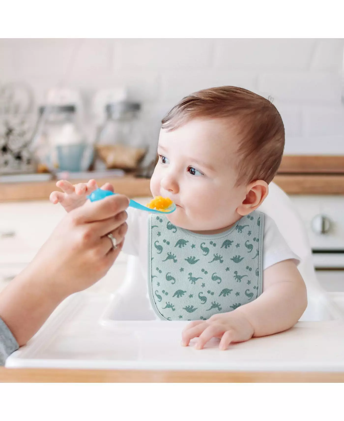 Мягкий махровый нагрудник для малышей Peanutshell, набор из 10 штук, кормление, прорезывание зубов, слюнотечение