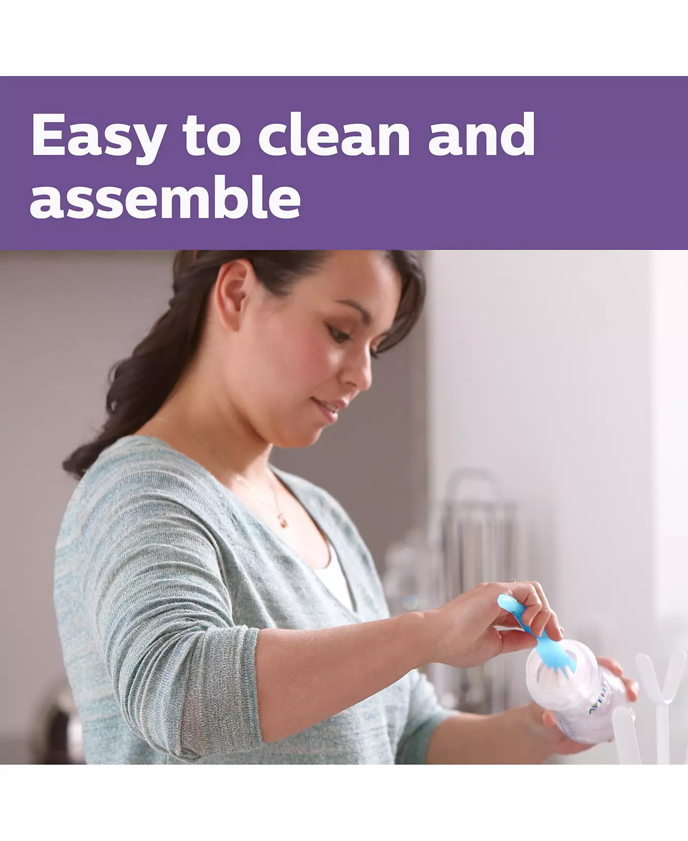 Бутылочка Philips Avent Natural Baby с соской Natural Response, прозрачная, 9 унций, 4 шт.