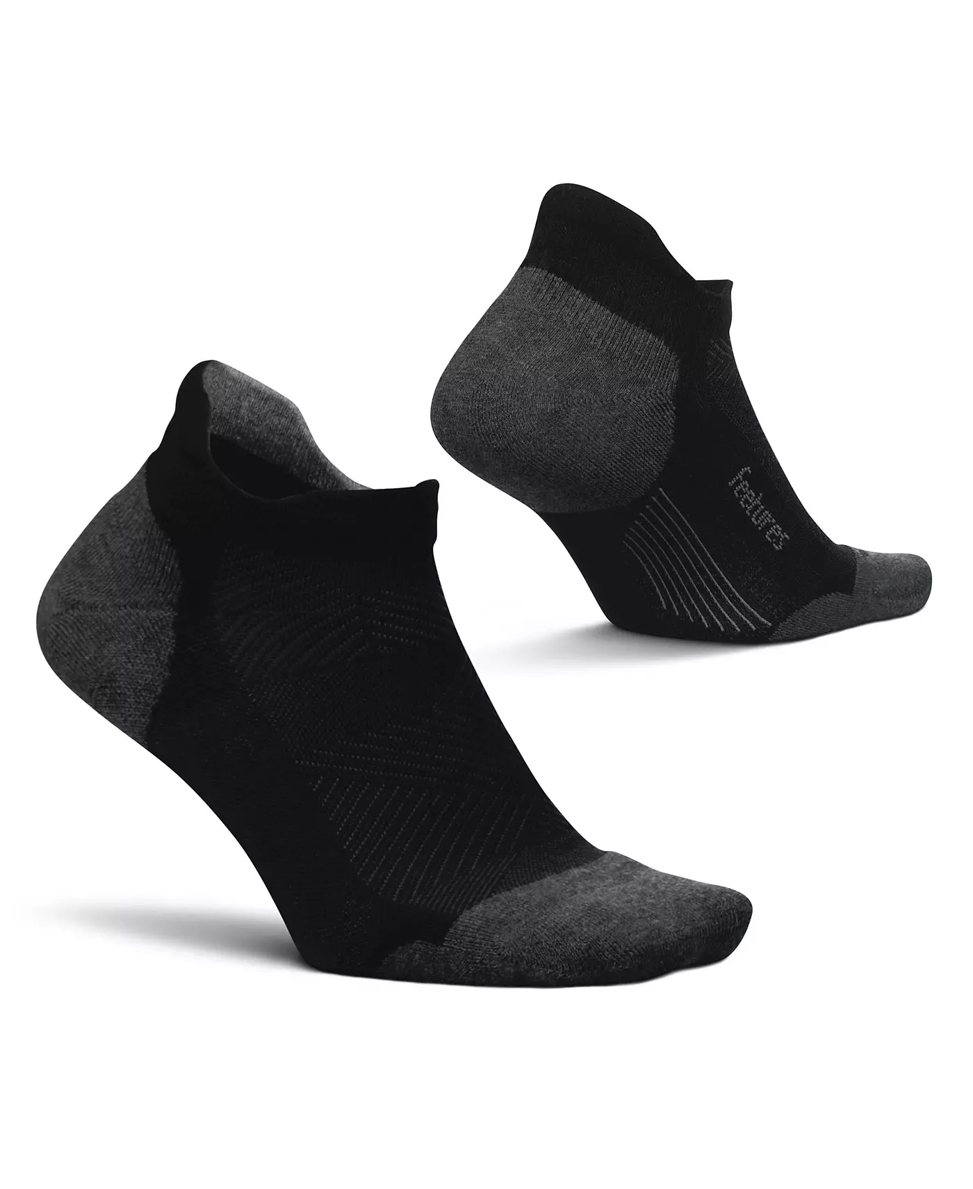 Носки мужские Feetures Elite Max Cushion No Show Tab Ankle Socks — спортивные носки с направленной компрессией