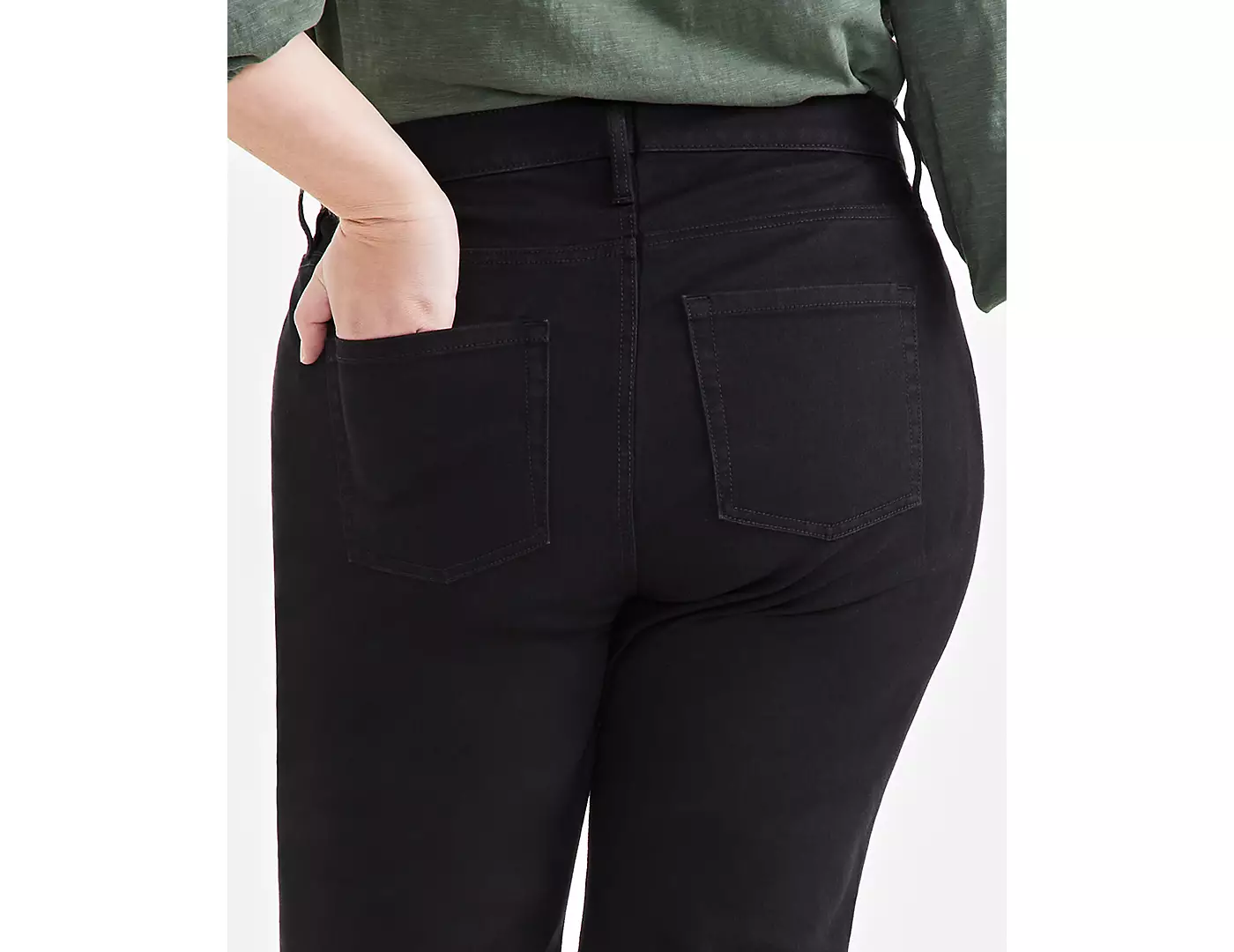 Укороченные джинсы Style & Co Plus Size с высокой талией и облегающими изгибами