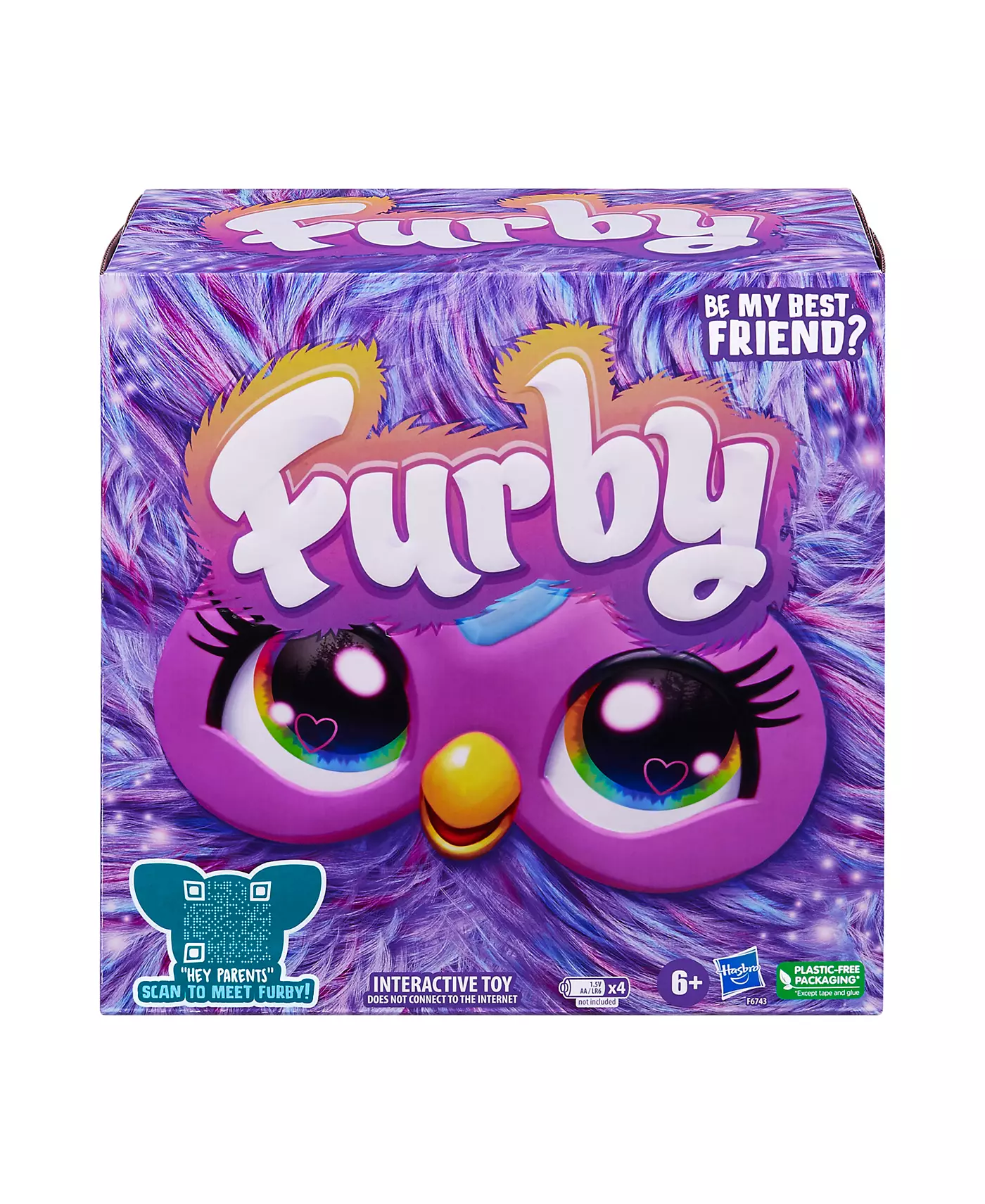Интерактивная мягкая игрушка Furby, фиолетовая