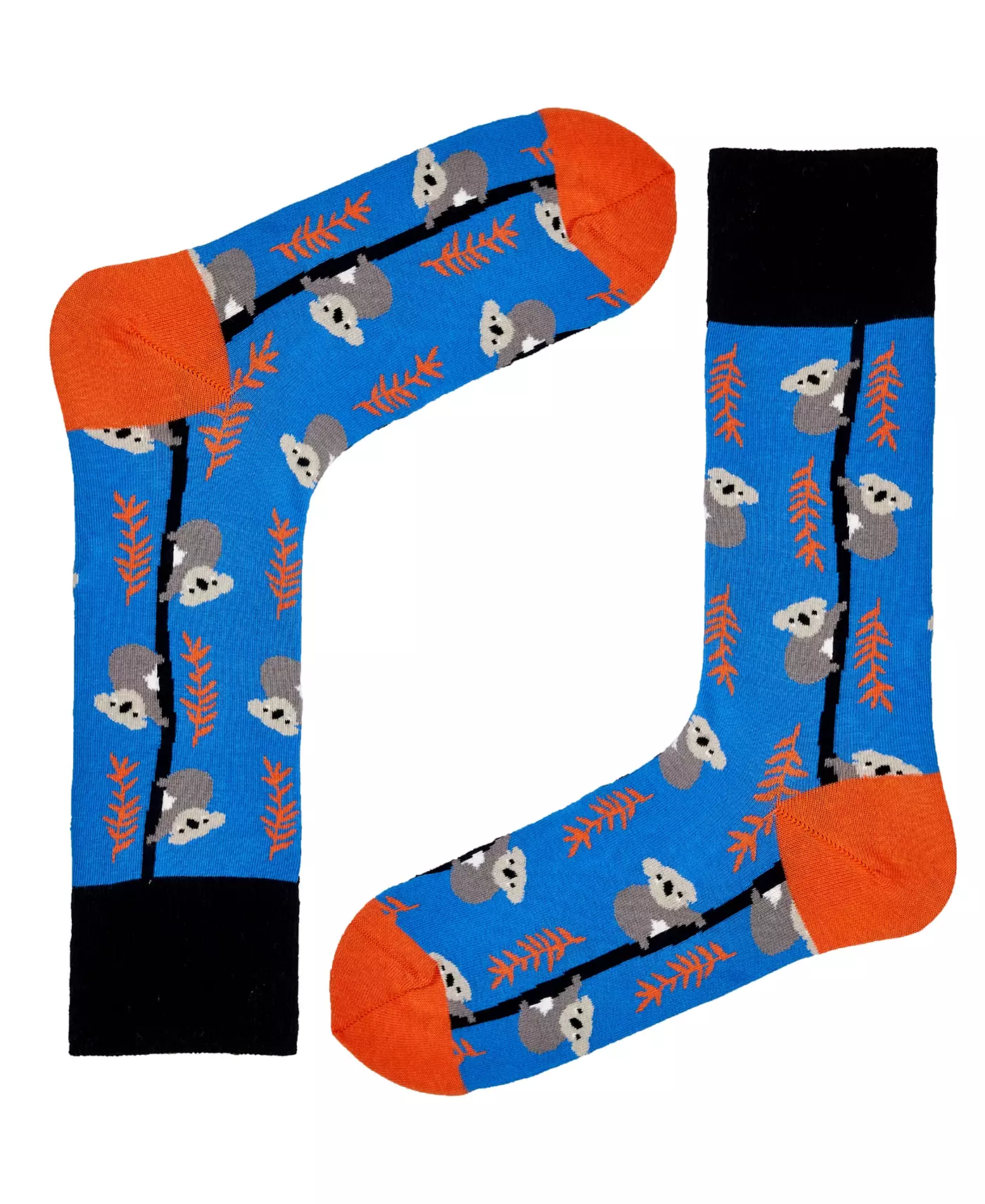 Мужские носки Love Sock Company Koala Novelty, цветные, унисекс, с бесшовным дизайном носка, упаковка 1 шт.