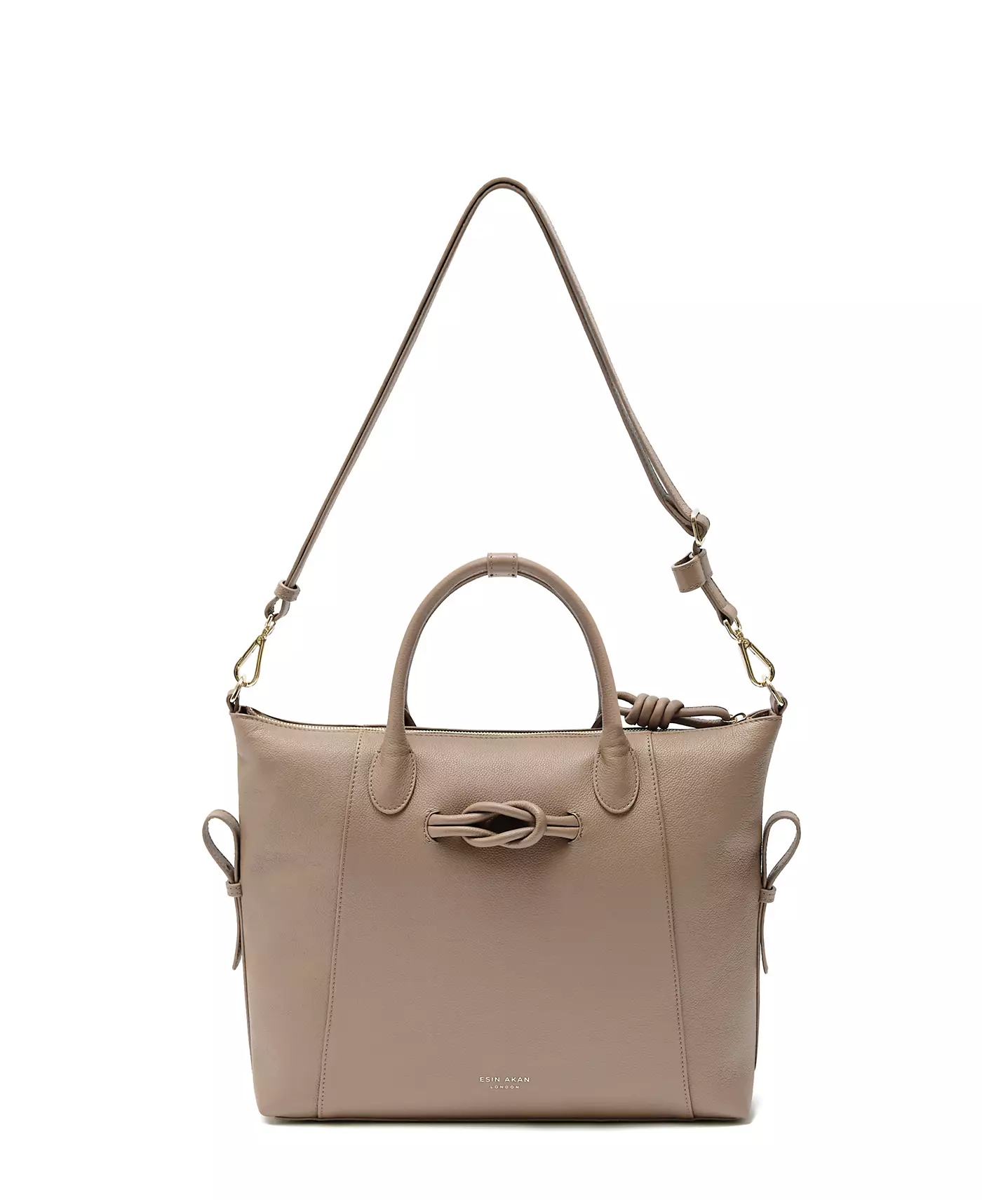 Большой кожаный рюкзак-тоут Esin Akan Wimbledon