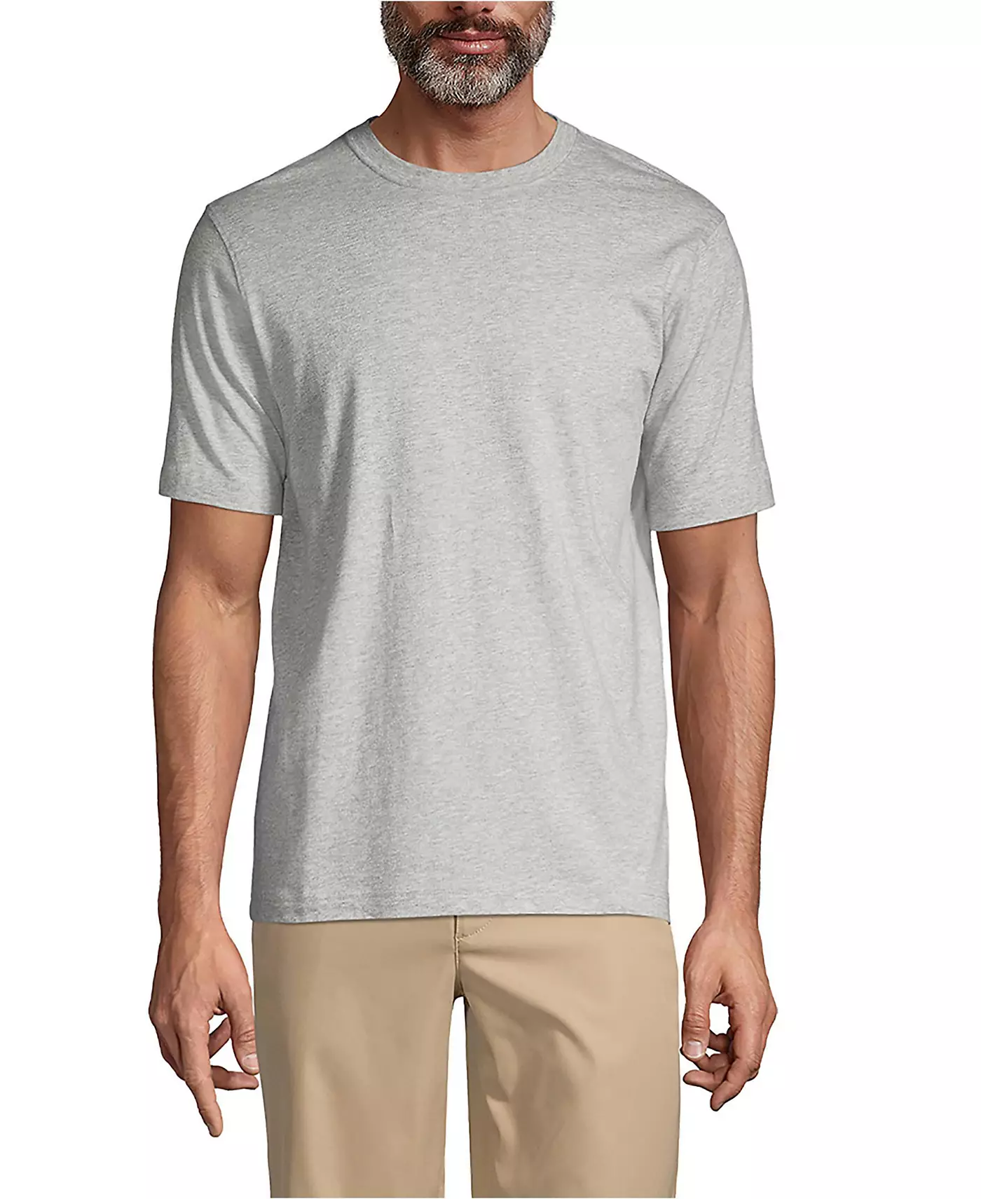 Мужская футболка Lands' End Essential с коротким рукавом