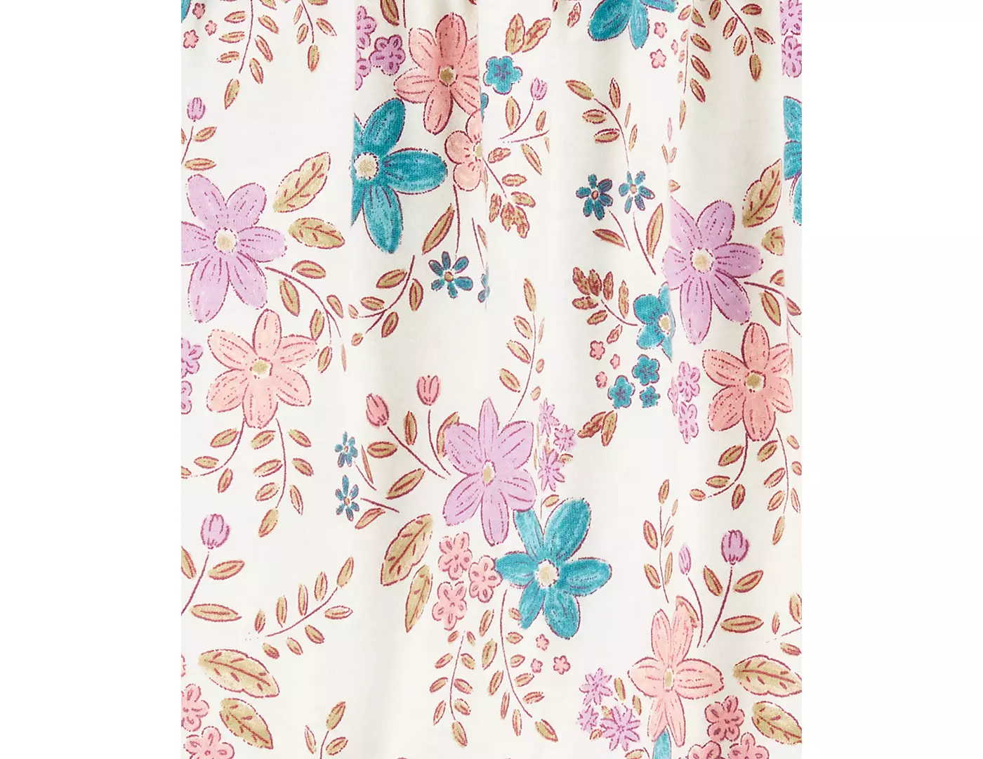 Комбинезон Carter's Baby Girls из хлопкового джерси с цветочным принтом и длинными рукавами