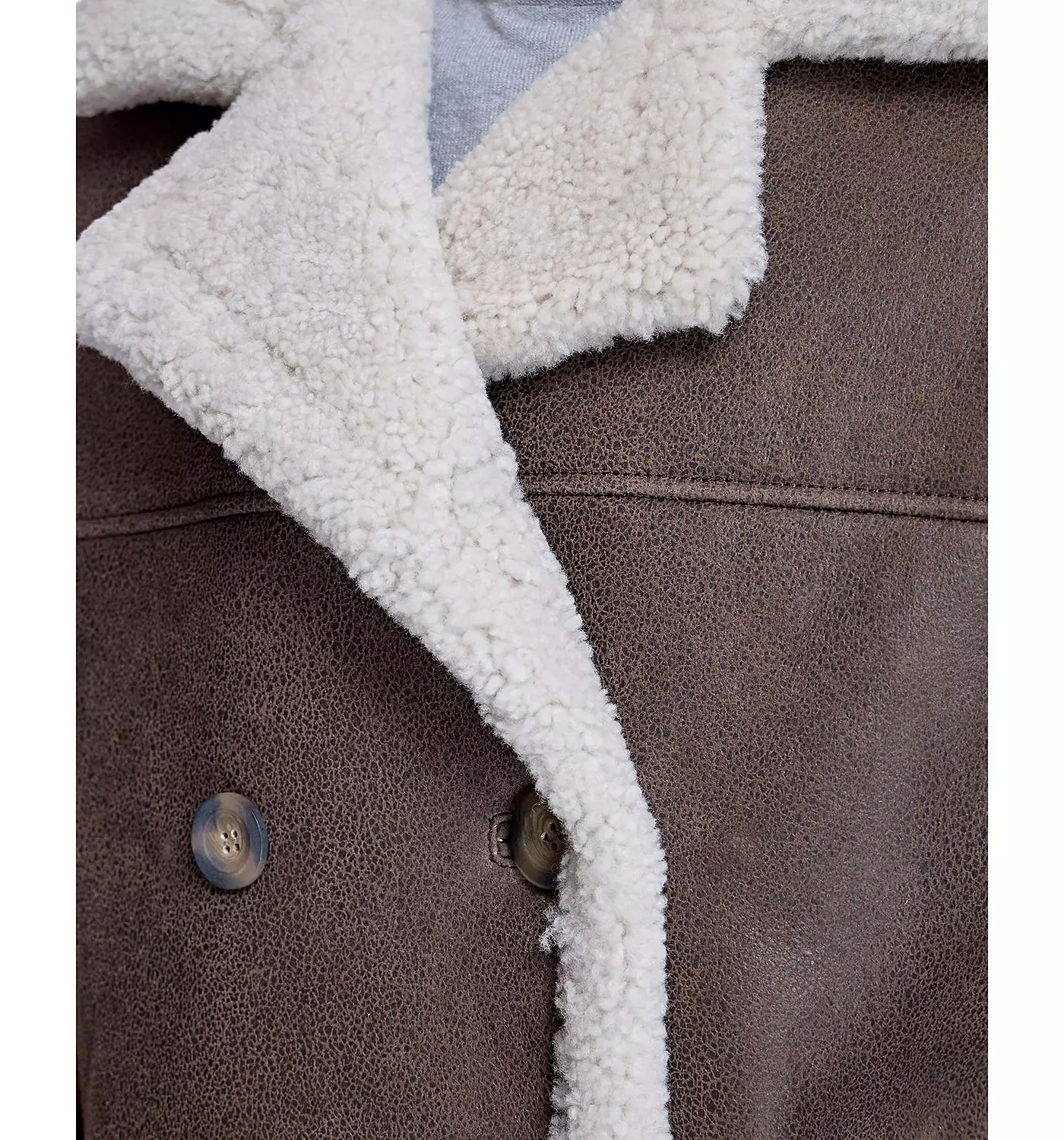 Женская куртка-бушлат из овчины Julia & Stella By Maximilian