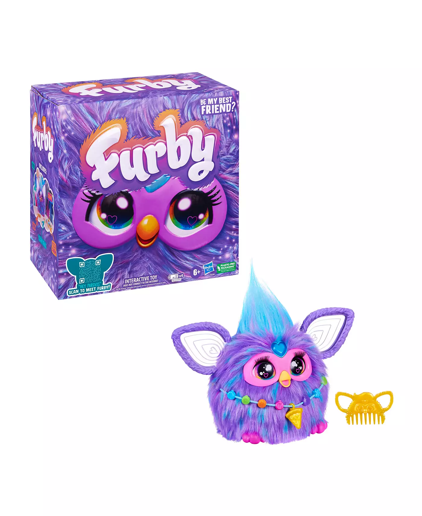 Интерактивная мягкая игрушка Furby, фиолетовая
