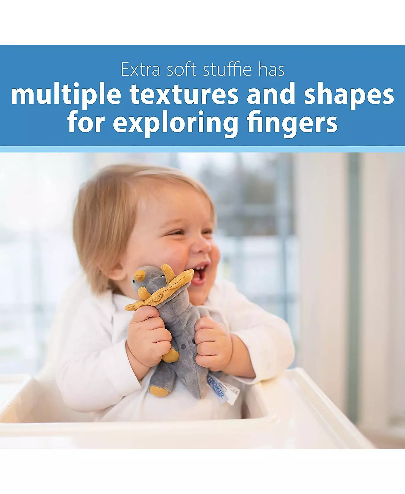 Держатель для пустышки и прорезыватель для зубов Dr. Browns Baby Lovey, мягкая игрушка с соской