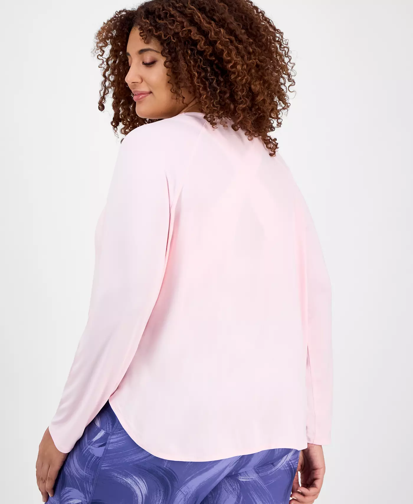 Футболка ID Ideology Plus Size Essentials с длинным рукавом