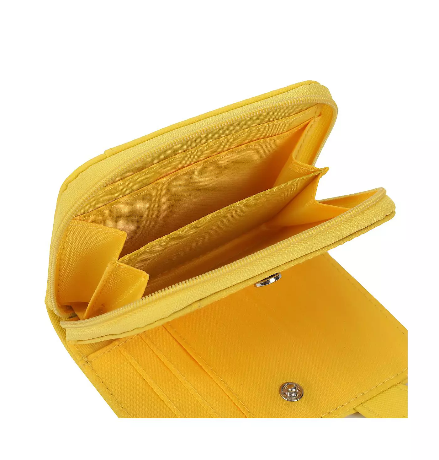 Мини-кошелек на молнии с изображением лица покемона пикачу желтого цвета