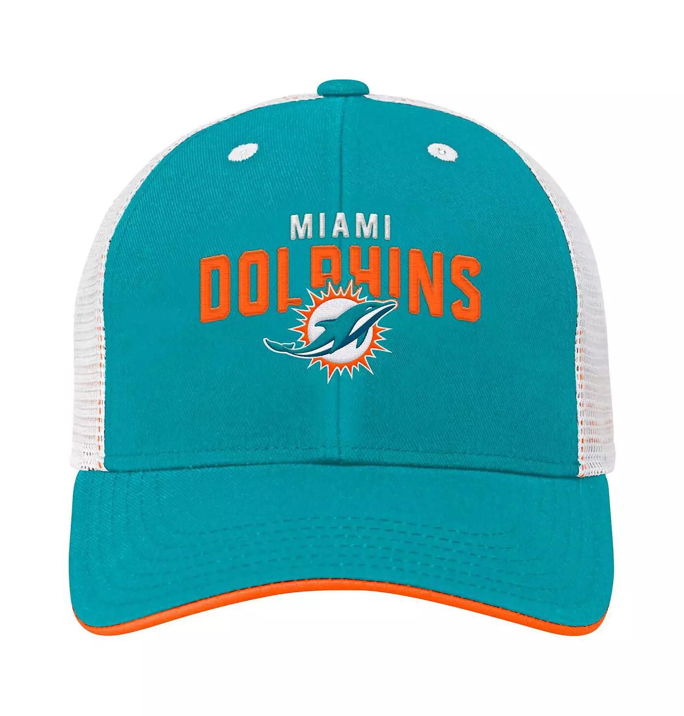 Outerstuff Preschool Aqua Miami Dolphins Core Lockup Trucker Регулируемая шапка