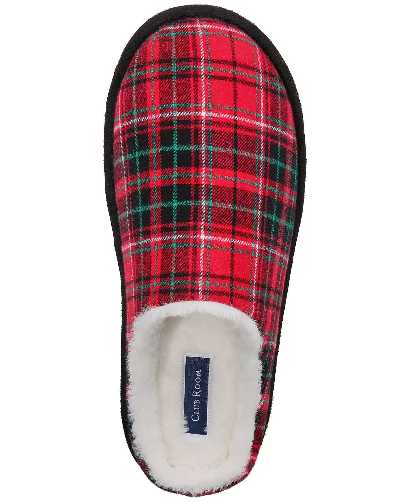 Мужские тапочки в клетку для клубной комнаты, созданные для Macy's