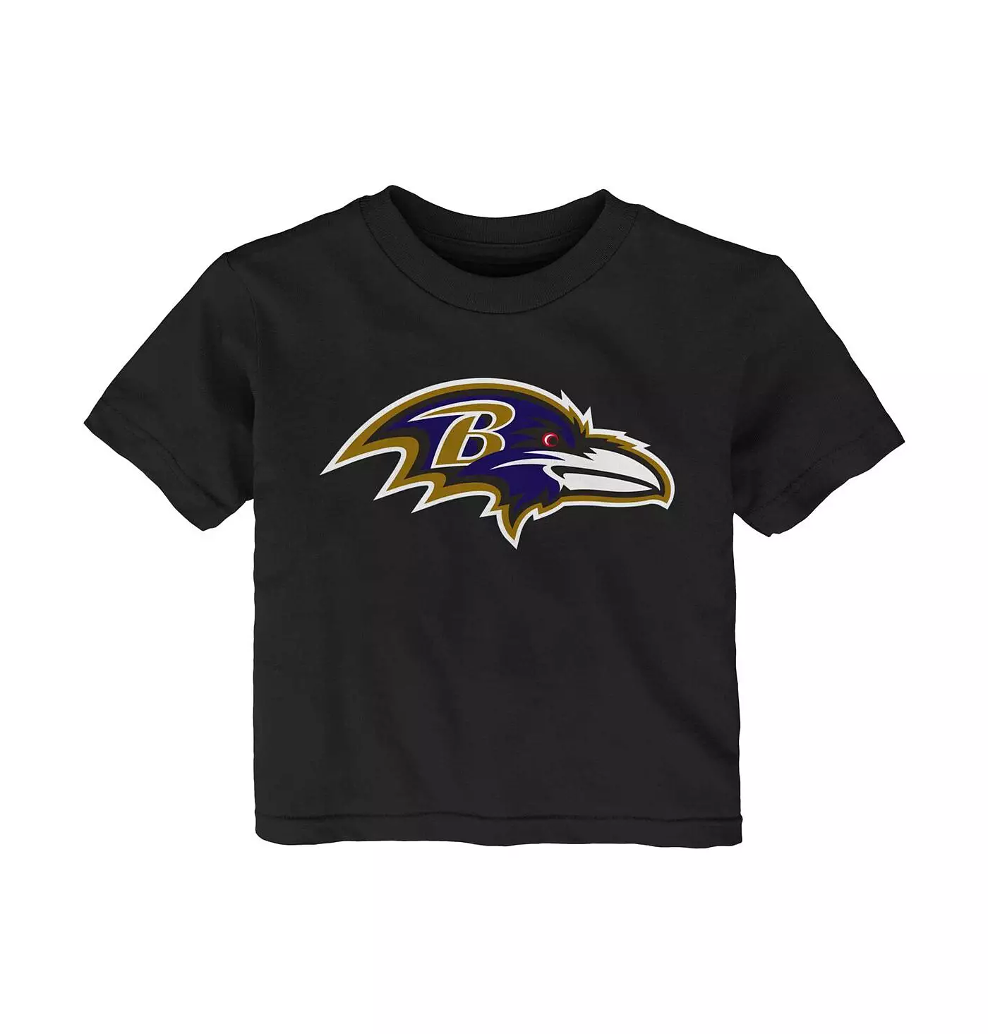 Футболка Outerstuff Infant Boys and Girls Black Baltimore Ravens Primary Logo