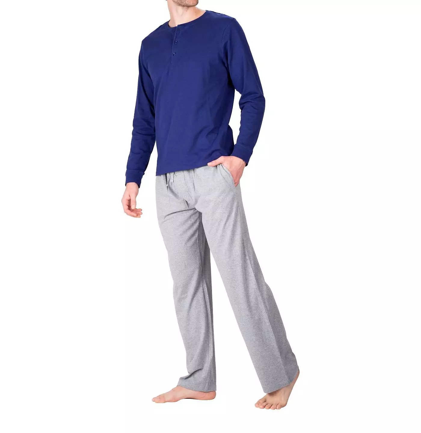 Мужской комплект пижамы Sleep Hero Knit с длинными рукавами