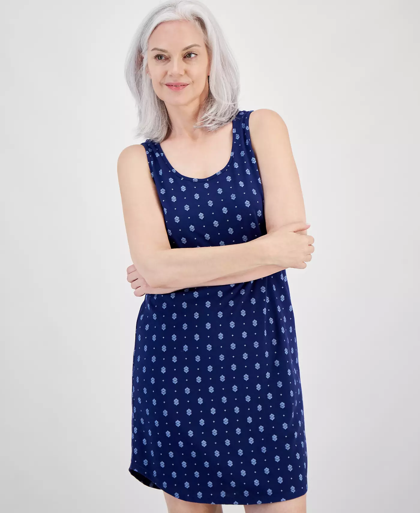 Женская футболка-майка с цветочным принтом Charter Club