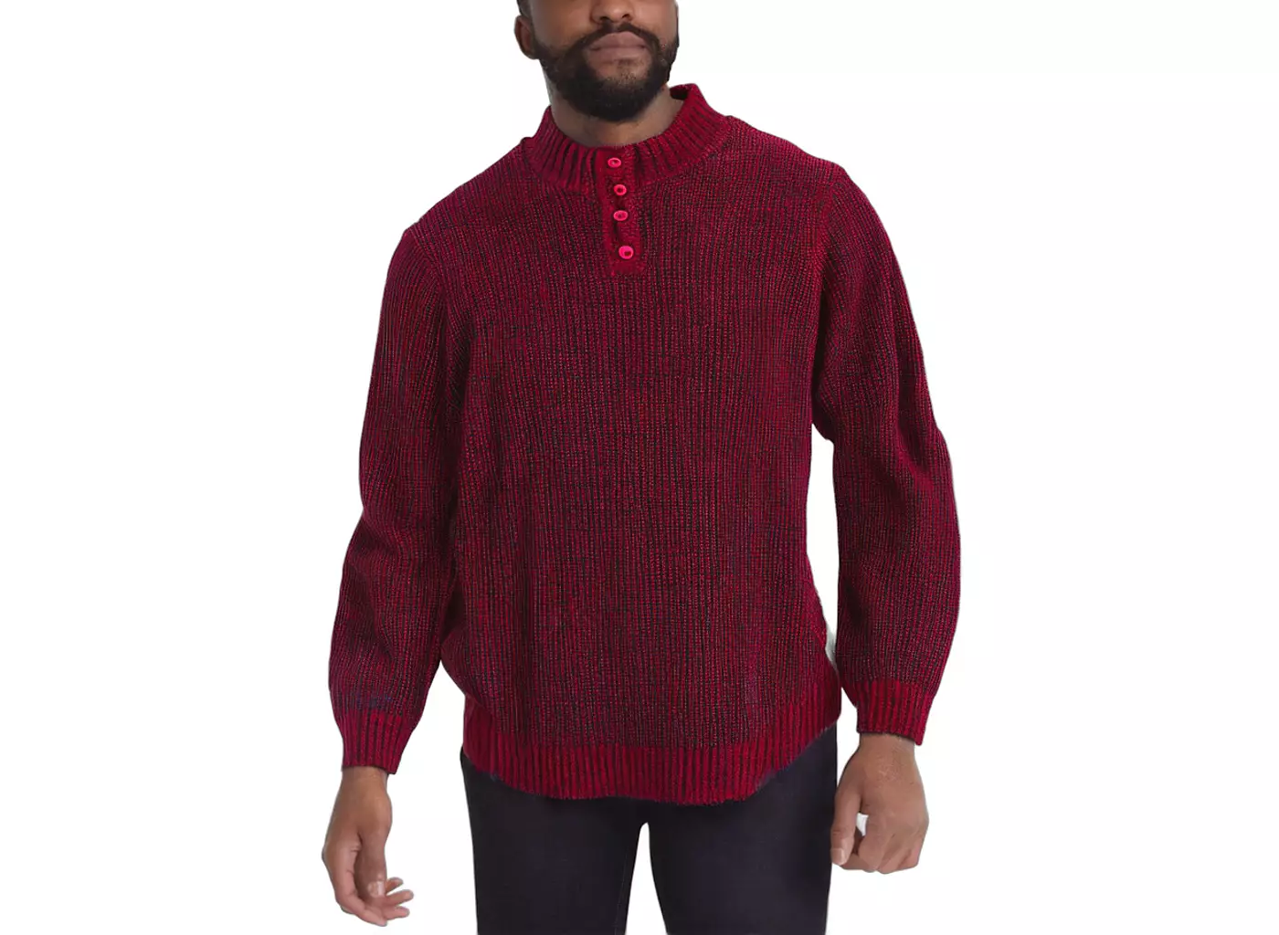 Свитер-шейкер KingSize Big & Tall Henley