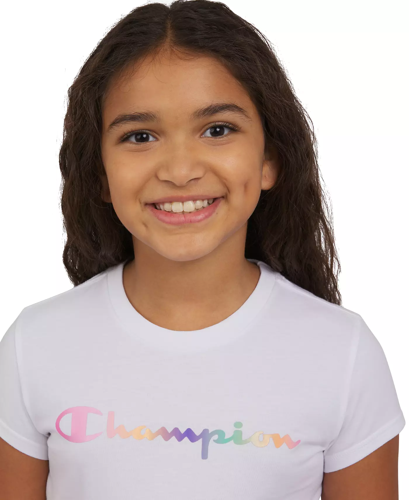 Футболка с короткими рукавами и графическим принтом Champion Big Girls