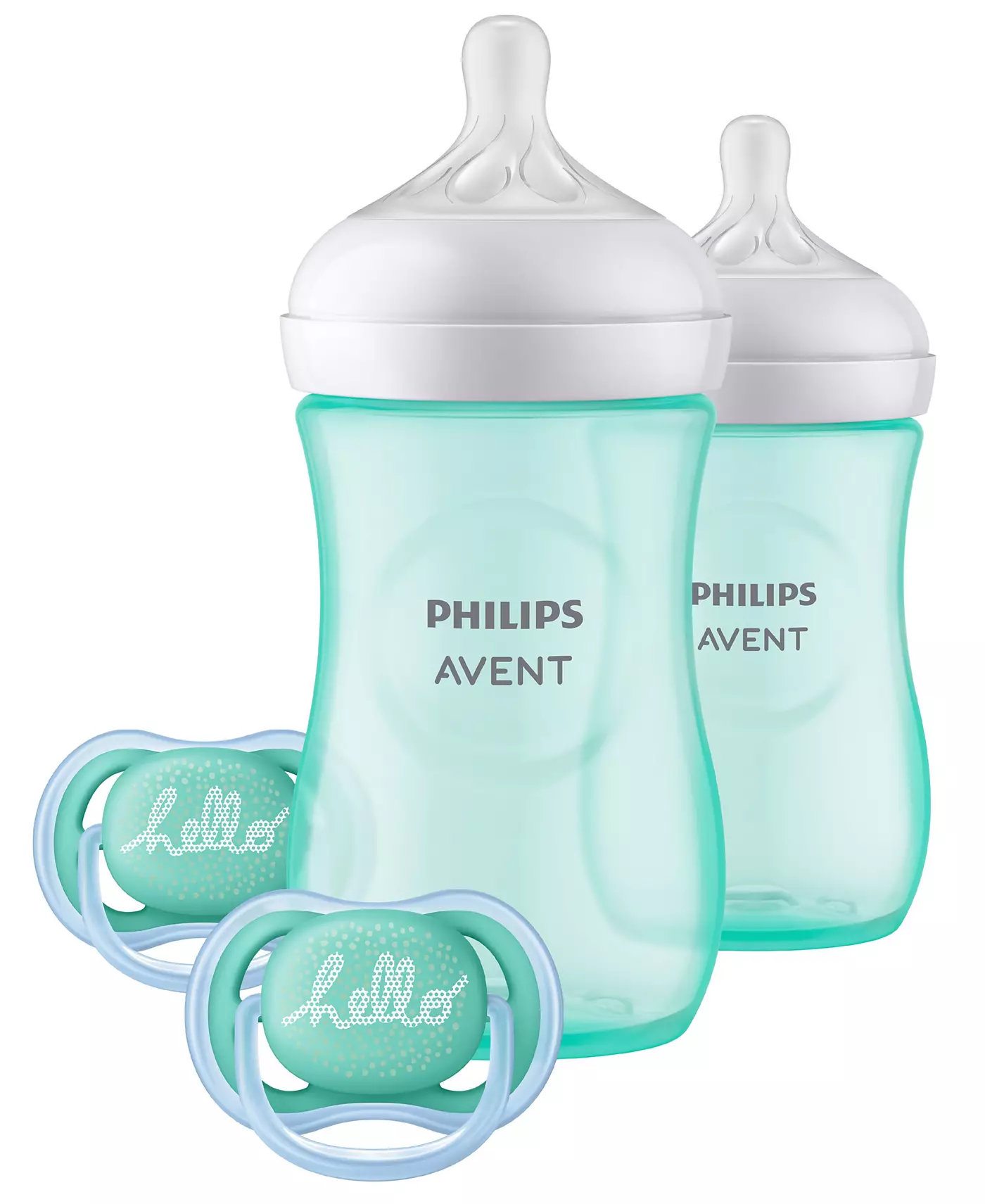 Бутылочка Philips Avent Natural Baby с соской Natural Response, подарочный набор Teal Baby