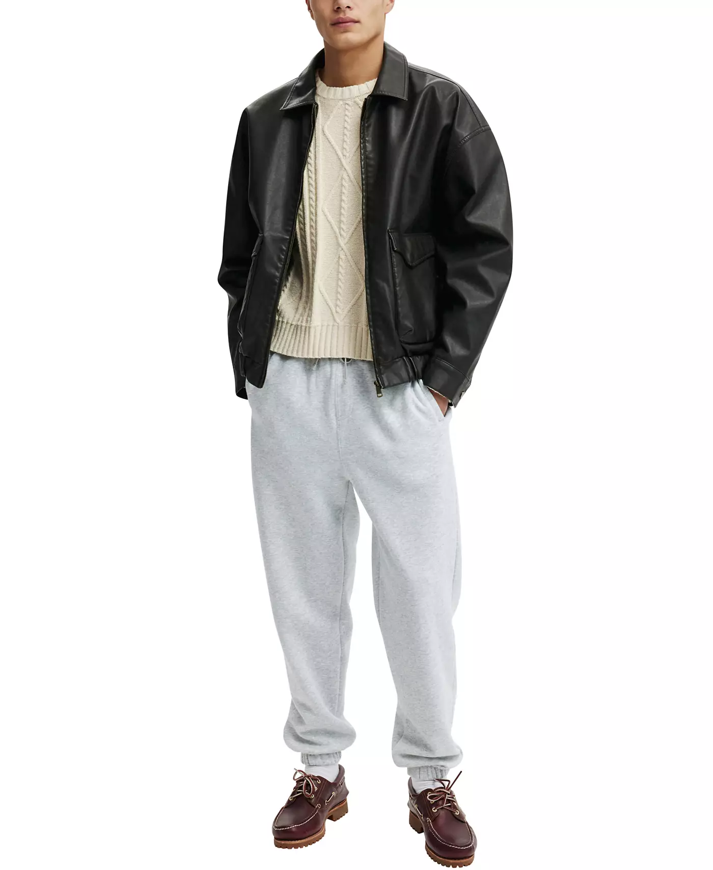 Мужские спортивные брюки COTTON ON Baggy с манжетами