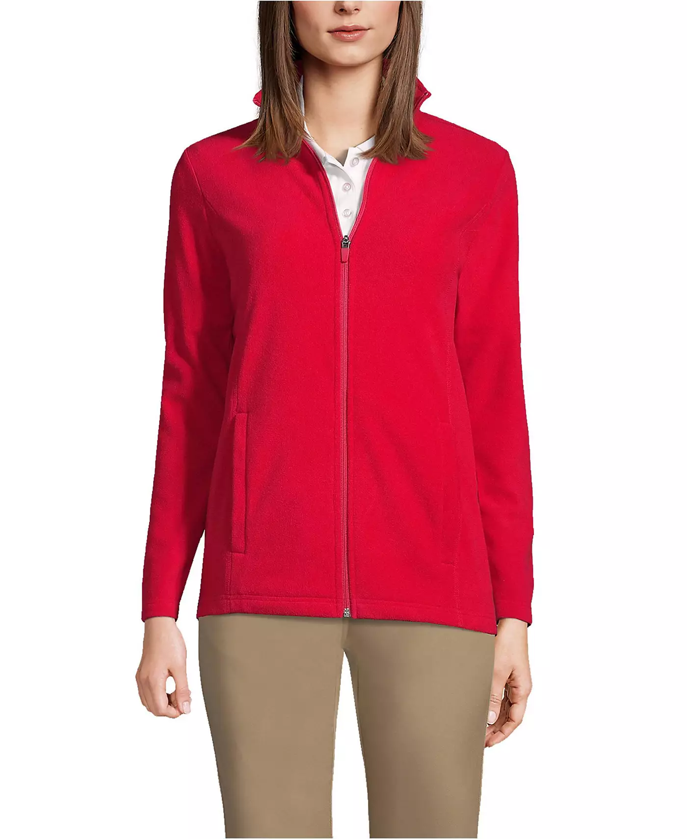 Школьная форма Lands' End, женская флисовая куртка Thermacheck 100
