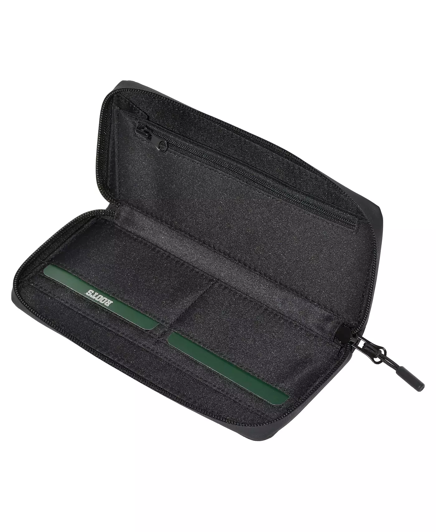 Мужской УЗКИЙ КРУГЛЫЙ КОШЕЛЕК НА МОЛНИИ Roots