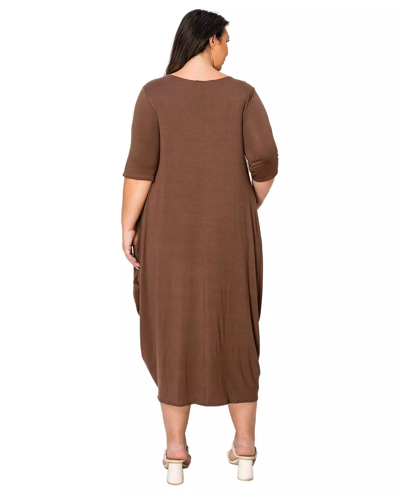 LIVD Plus Size Платье Evelyn Bubble Hem с карманами