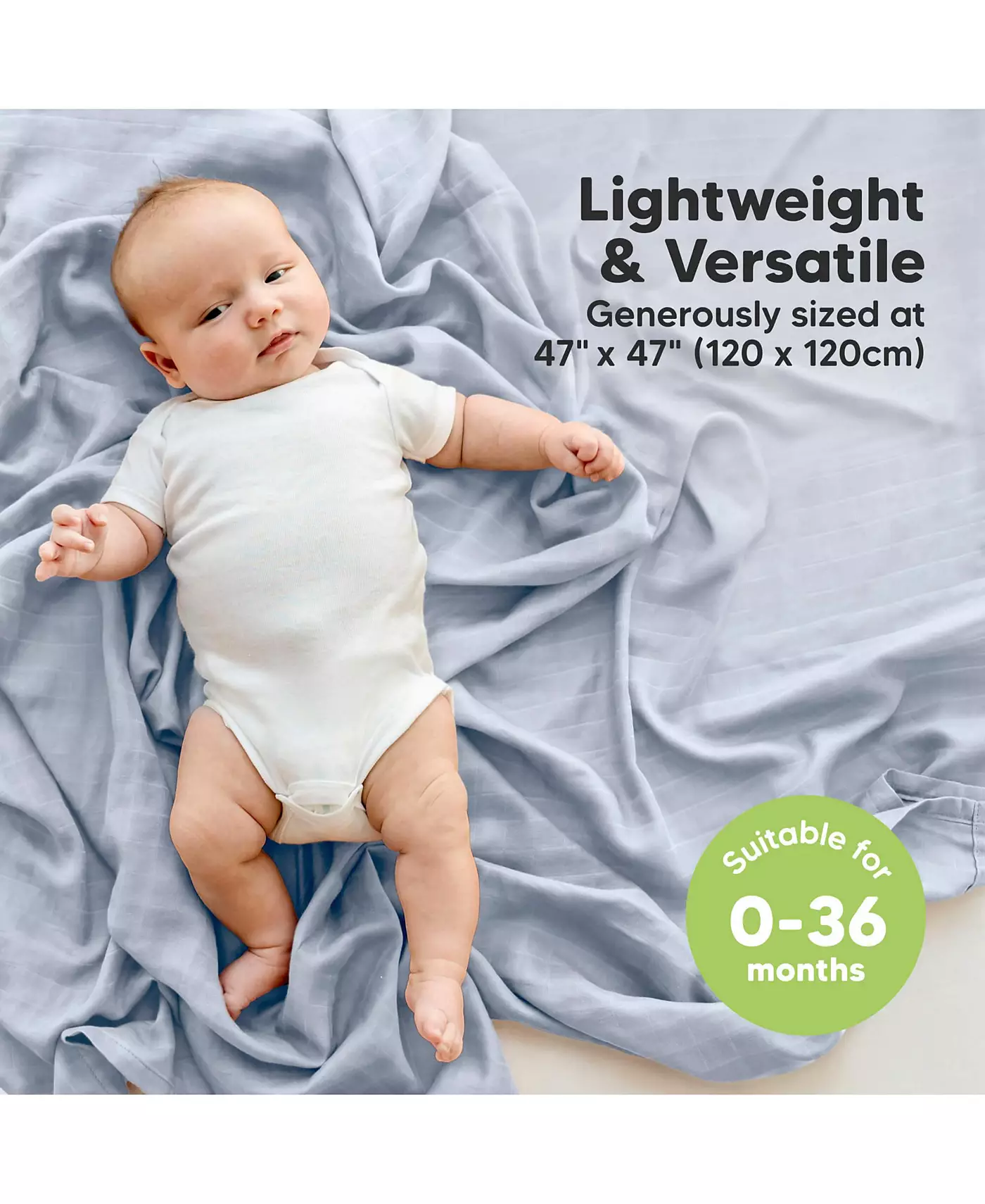 KeaBabies 4pk Муслиновые пеленки для мальчиков, девочек - Детские одеяла, пеленки для новорожденных