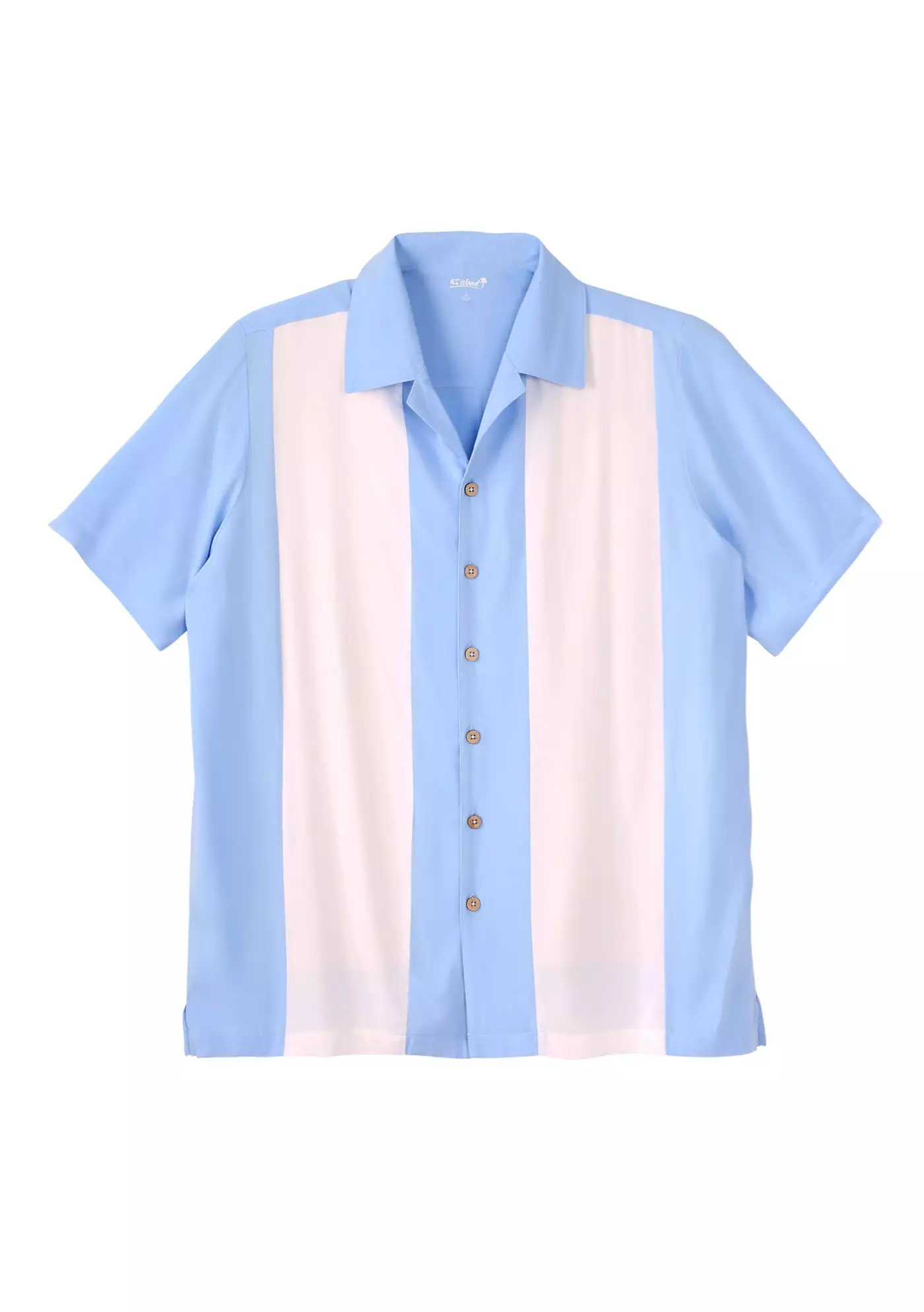 Рубашка KingSize Big & Tall Colorblock Camp