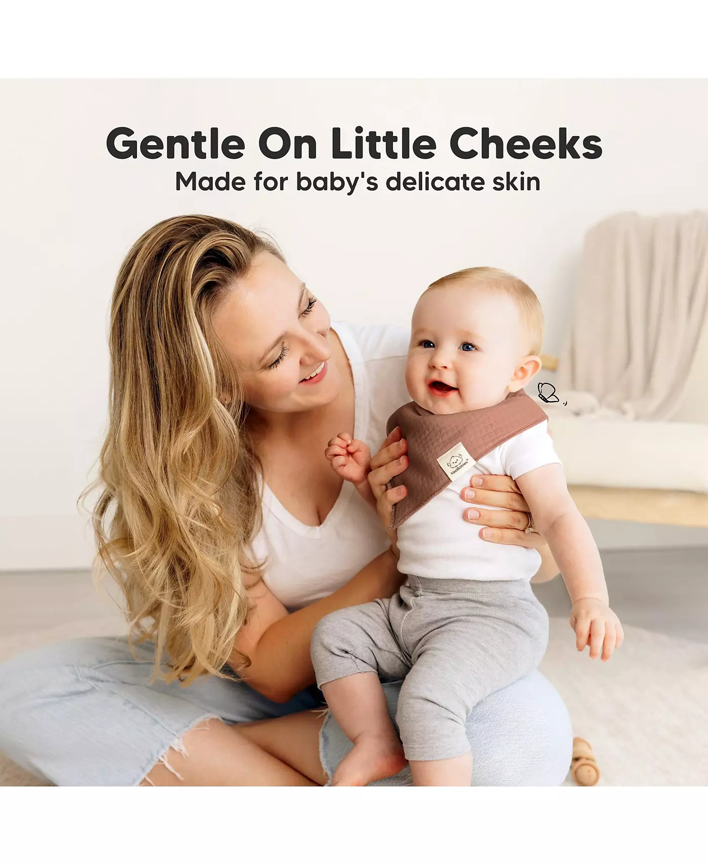 KeaBabies 8pk Quin Bandana Bibs, детские нагрудники для слюнотечения и прорезывания зубов, хлопковые слюнявчики для новорожденных девочек и мальчиков