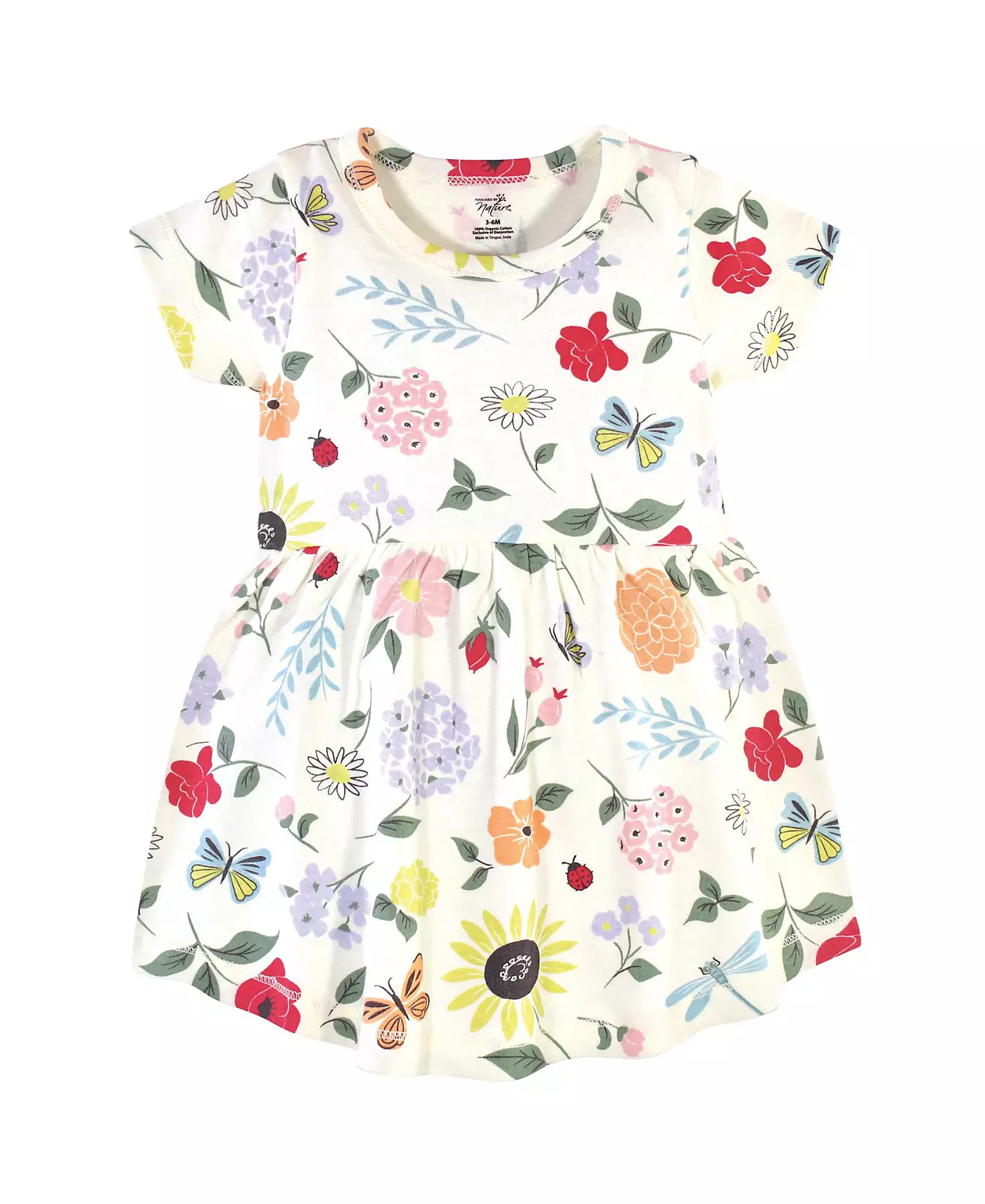 Комплект из 2 предметов: платье и кардиган из органического хлопка для девочек от Touched by Nature