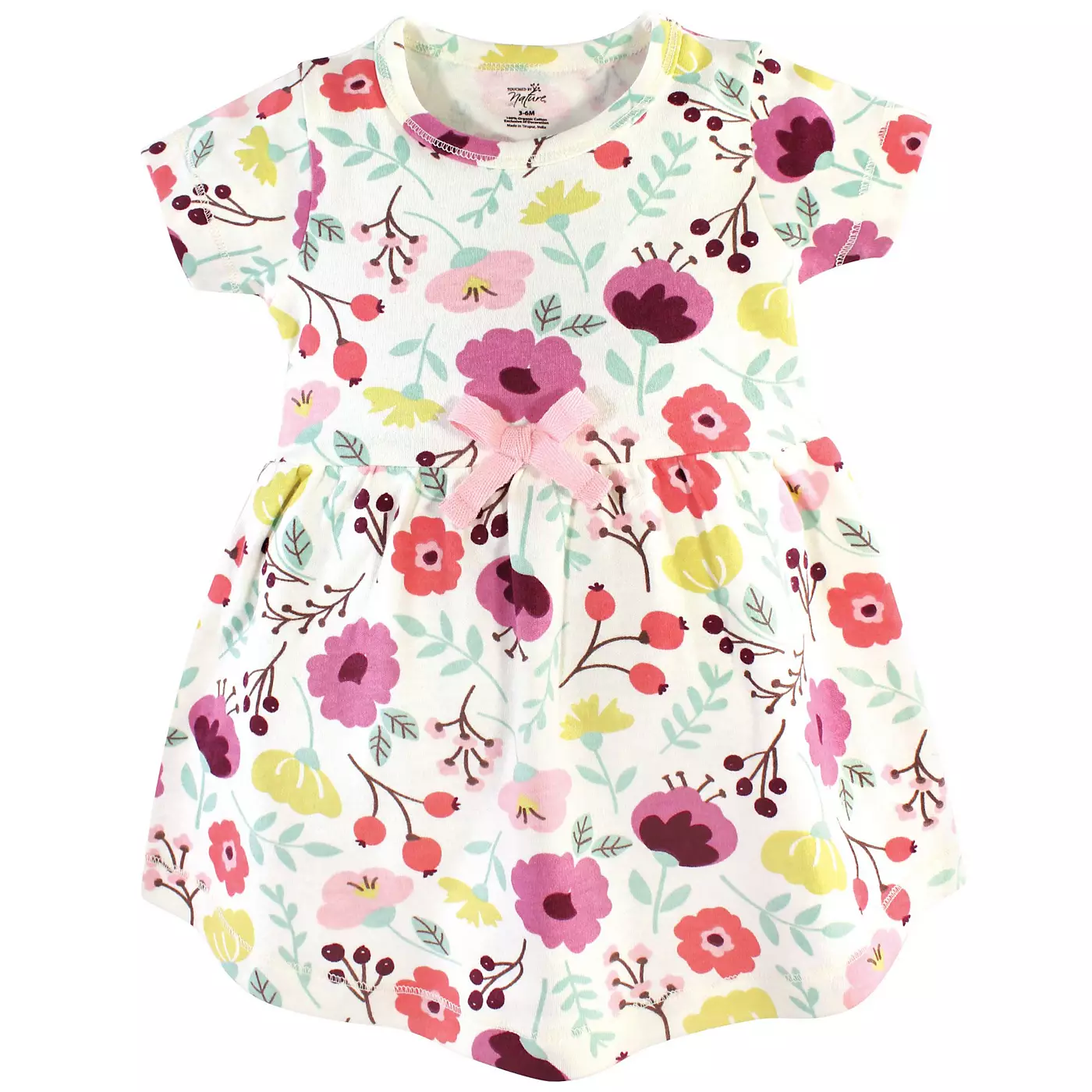 Комплект из 2 предметов: платье и кардиган из органического хлопка для девочек, тронутых природой