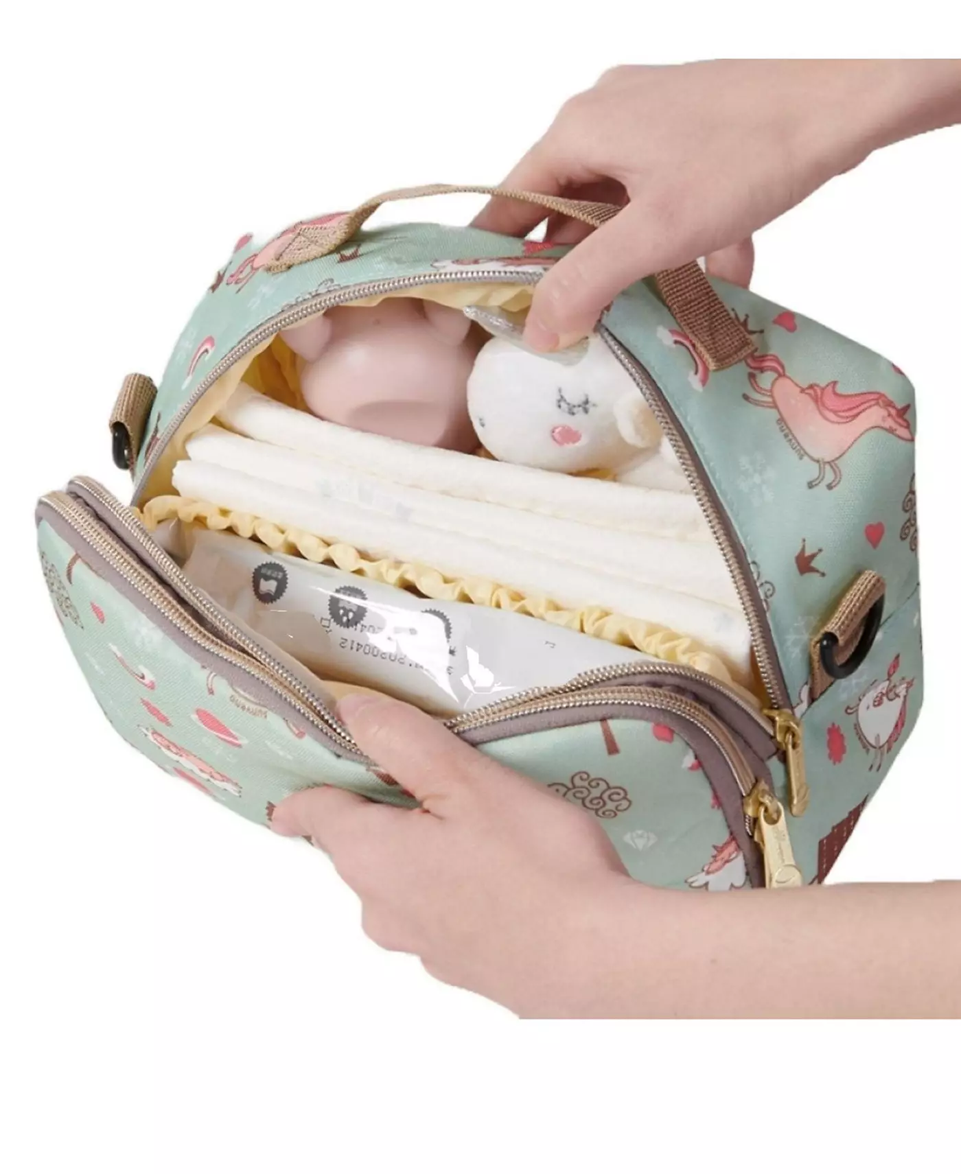 Сумка для пеленания Sunveno Grab and Go с подкладкой