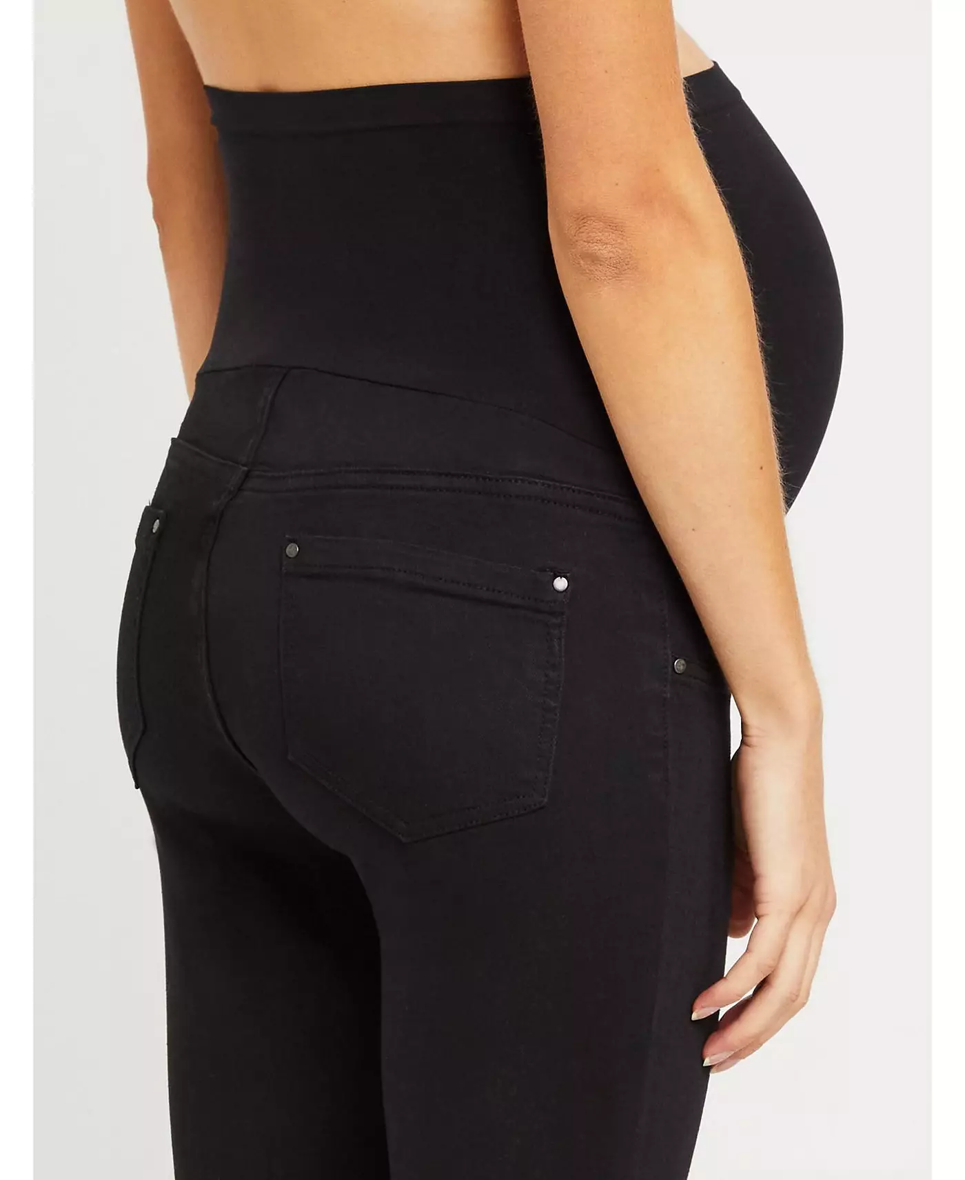 Женские джеггинсы для беременных Motherhood Maternity Indigo Blue Secret Fit Over the Belly Stretch Ankle Maternity Jeggings - Motherhood Maternity