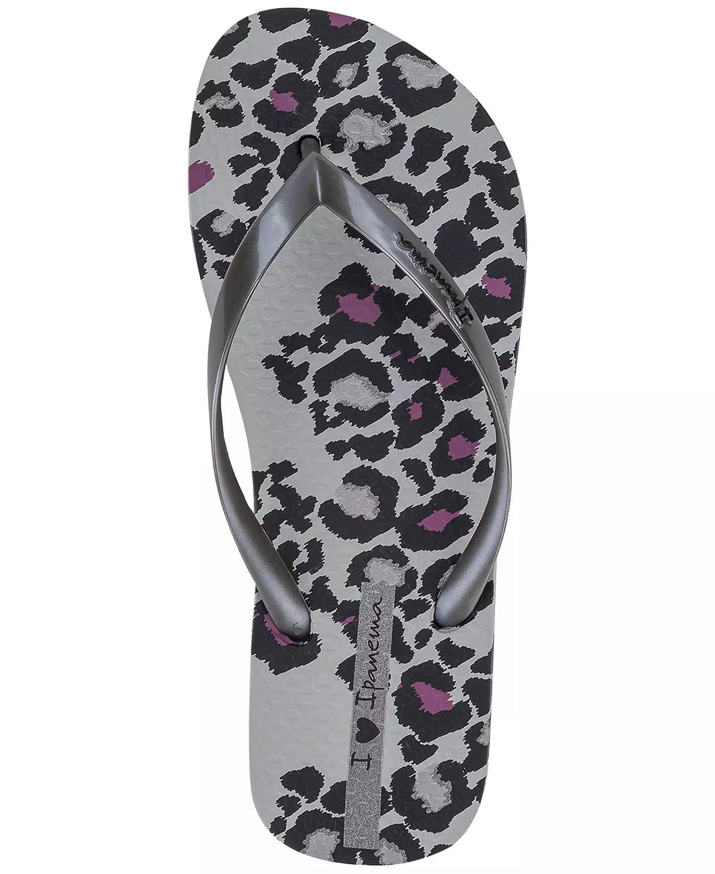Женские сандалии-шлепанцы Ipanema с анималистичным принтом