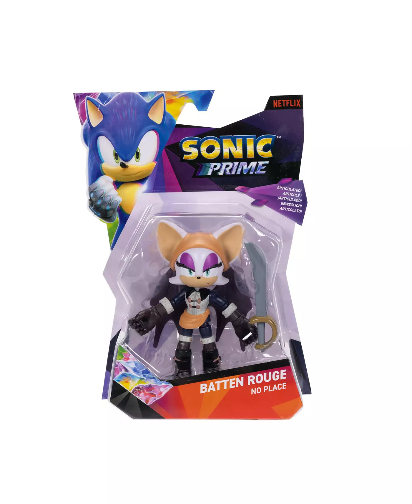 Sonic Prime 5" Baton Rouge шарнирная фигурка