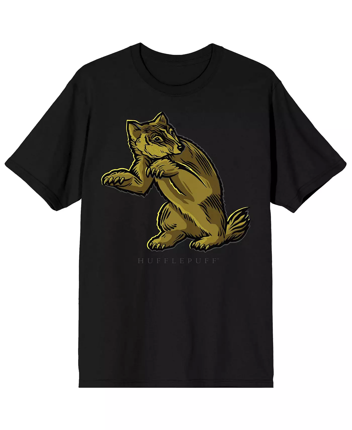 Мужская куртка Harry Potter Hufflepuff Puff HD Ink Black