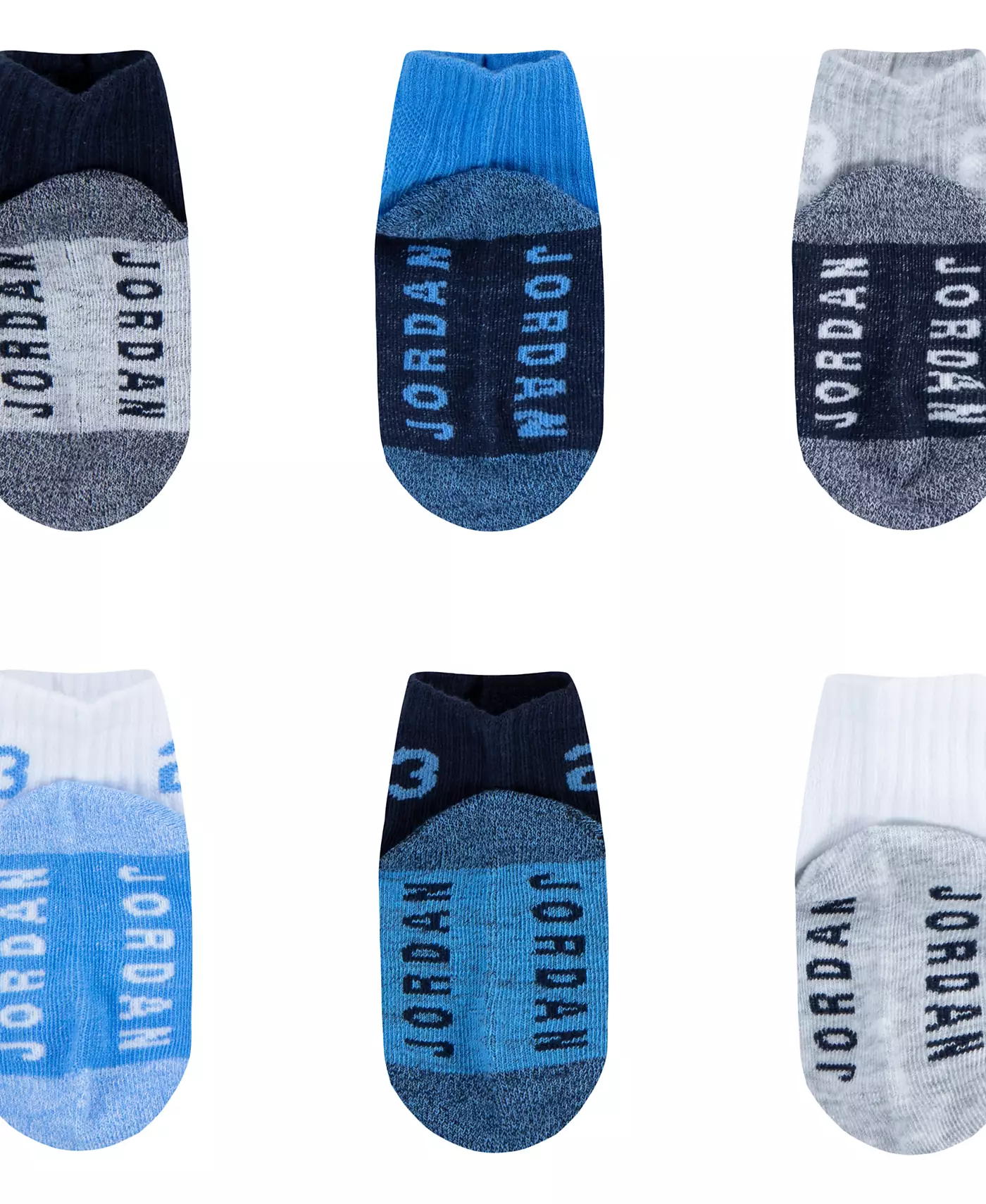 Носки Jordan Core Jumpman для малышей и мальчиков ясельного возраста, упаковка из 6 шт.