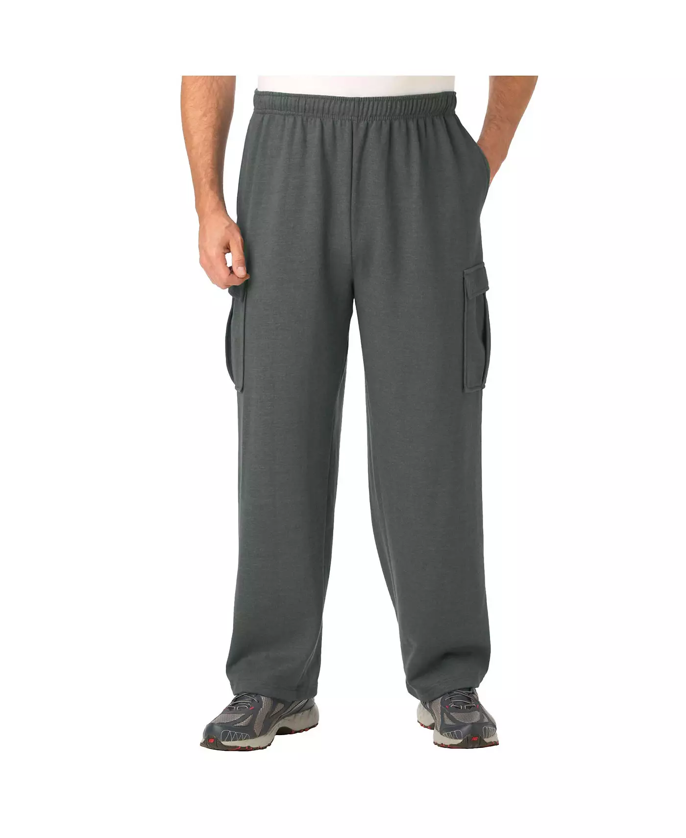 Спортивные брюки-карго KingSize Big & Tall из флиса