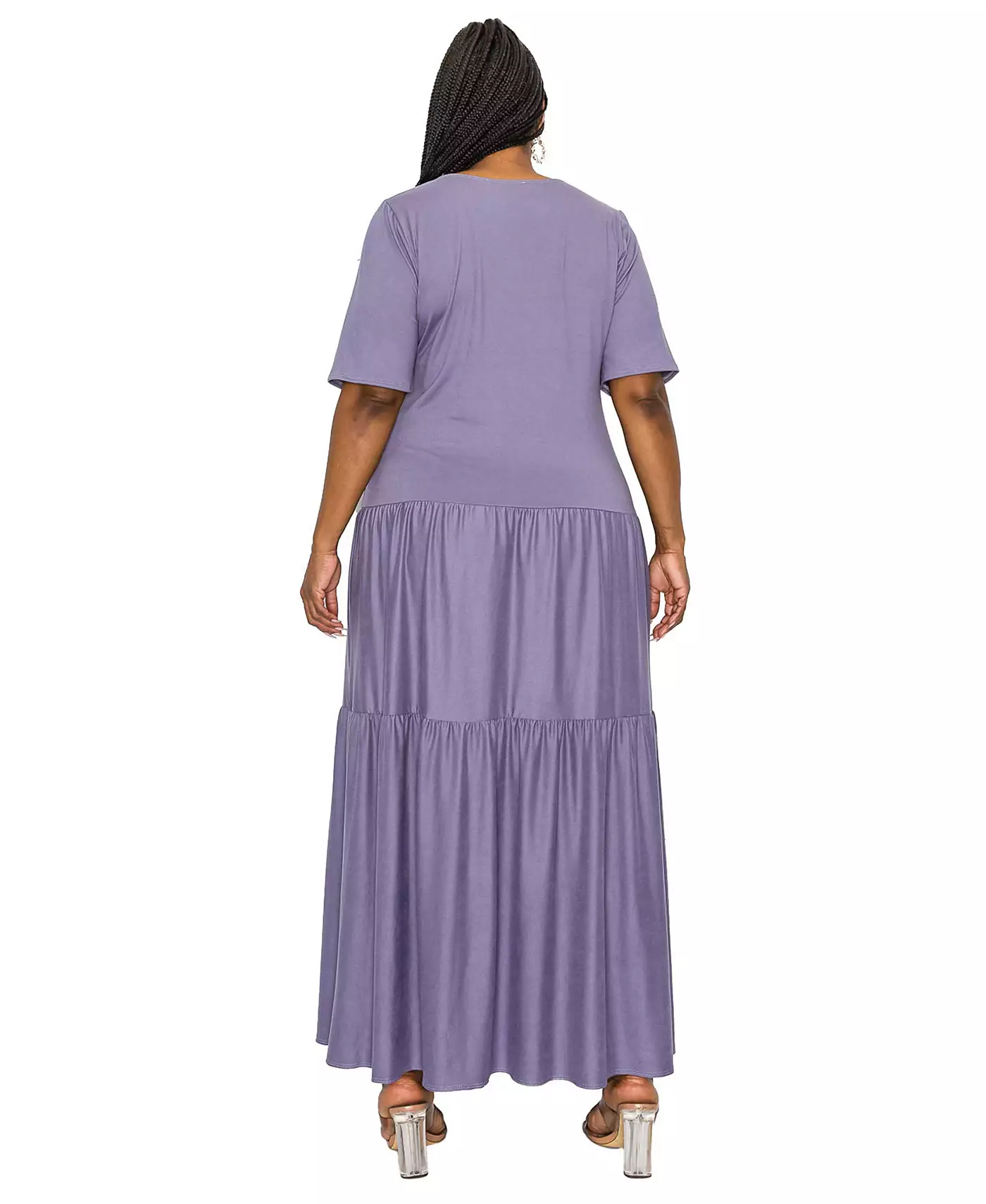 LIVD Plus Size Jourdan Многоуровневое Макси Платье