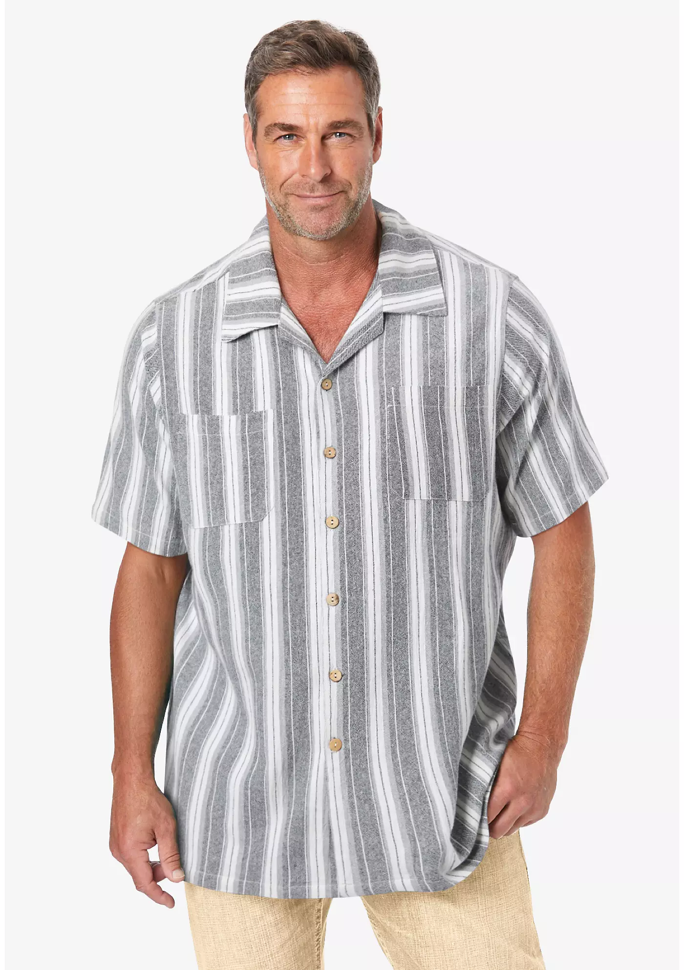 Рубашка из марли KingSize Big & Tall Camp