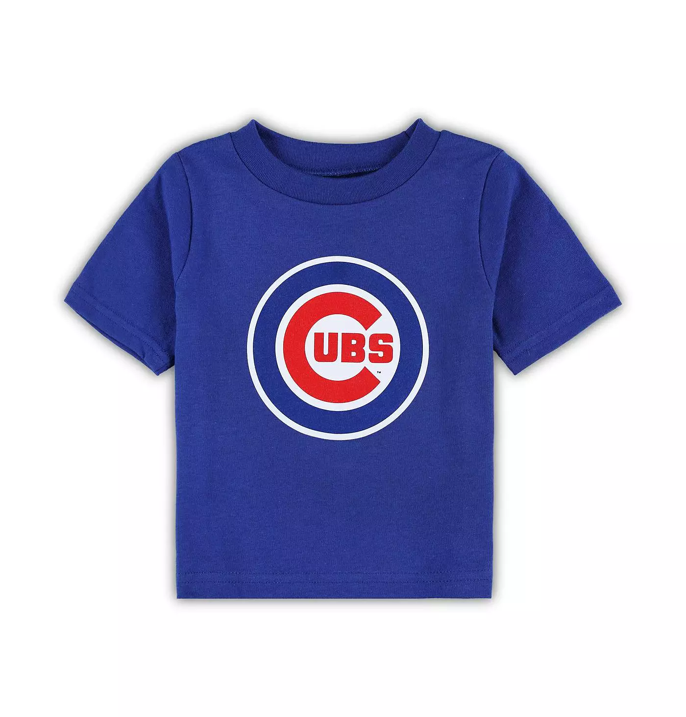 Футболка Outerstuff Infant Boys and Girls Royal Chicago Cubs Team Crew Primary с логотипом