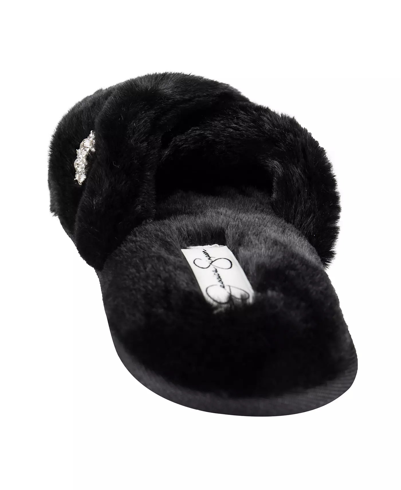 Женские тапочки-слайды Jessica Simpson с декоративными перекрещивающимися полосками