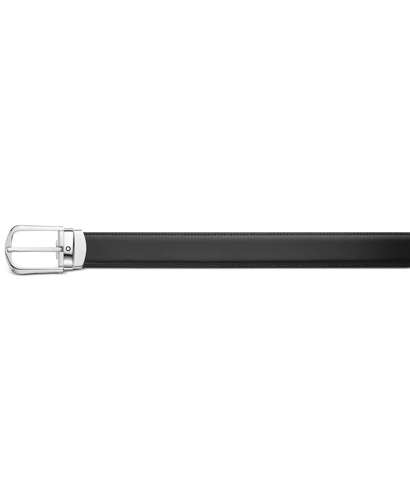Мужской ремень Montblanc Horseshoe Buckle с двусторонней пряжкой из кожи